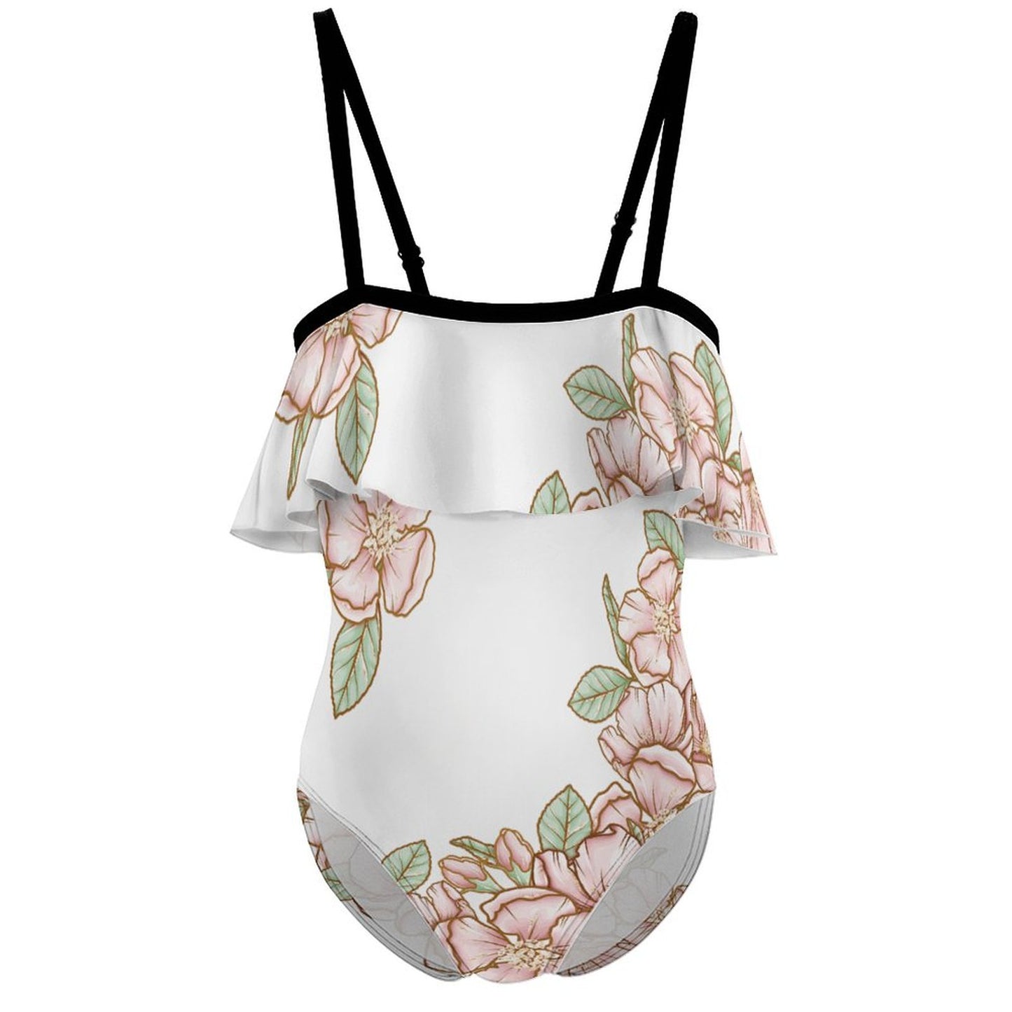 Children's Off-shoulder Swimsuit