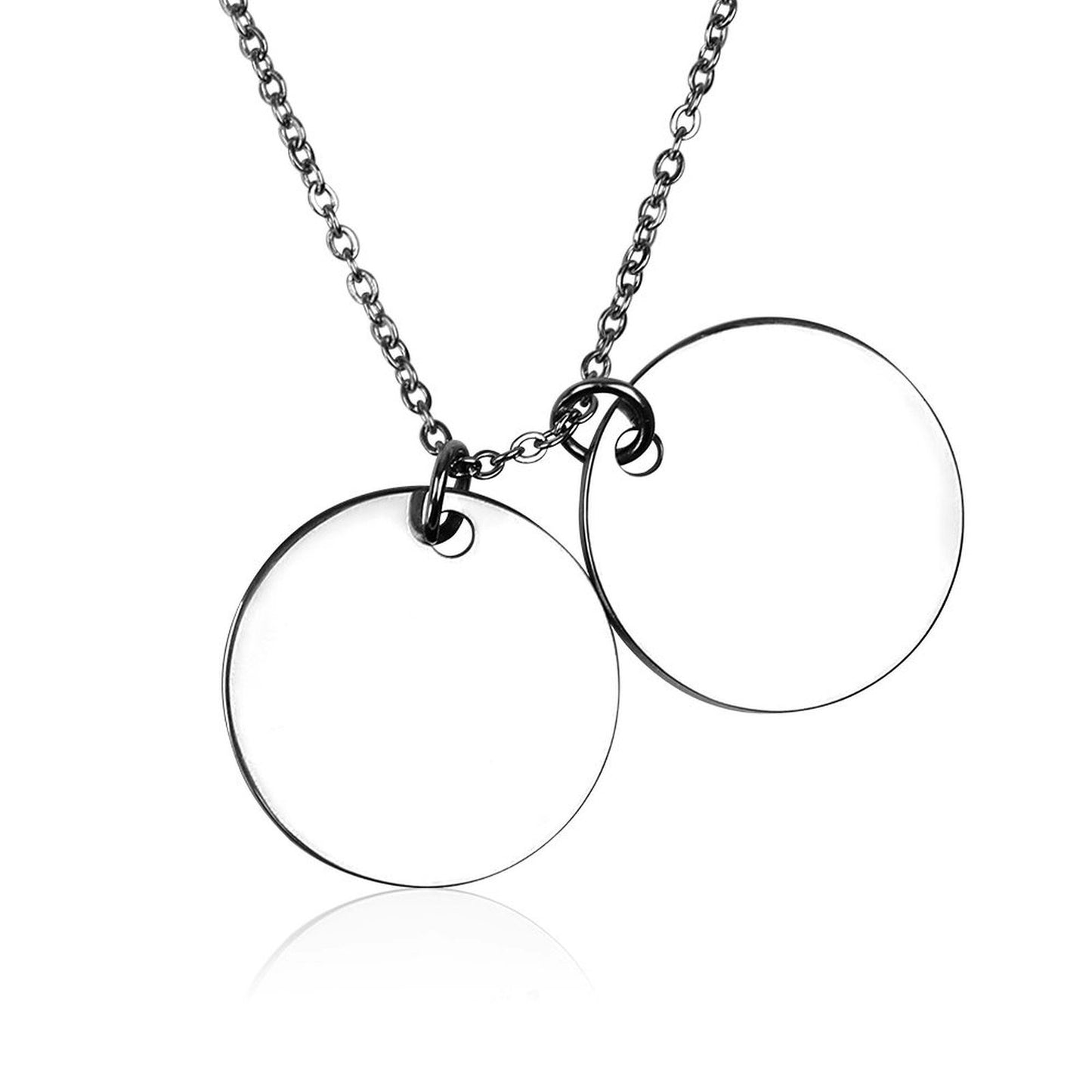 Double Disc Necklace