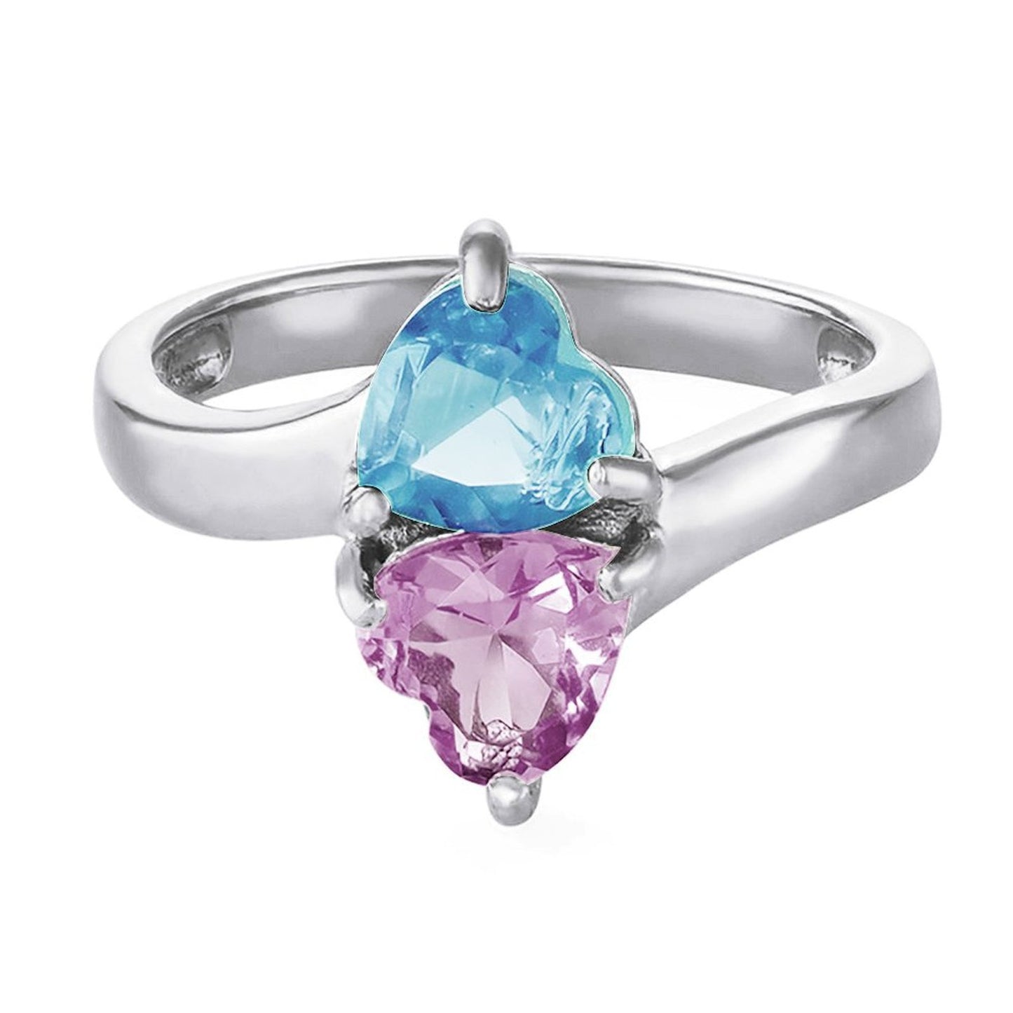 Heart Shaped Birthstone Ring