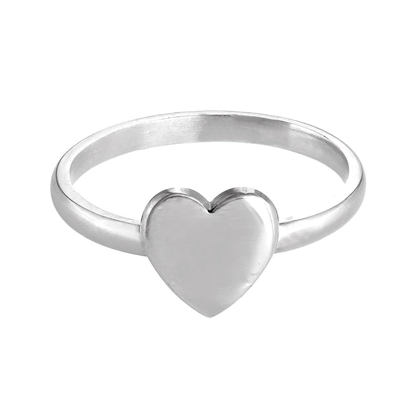Letter Heart Ring