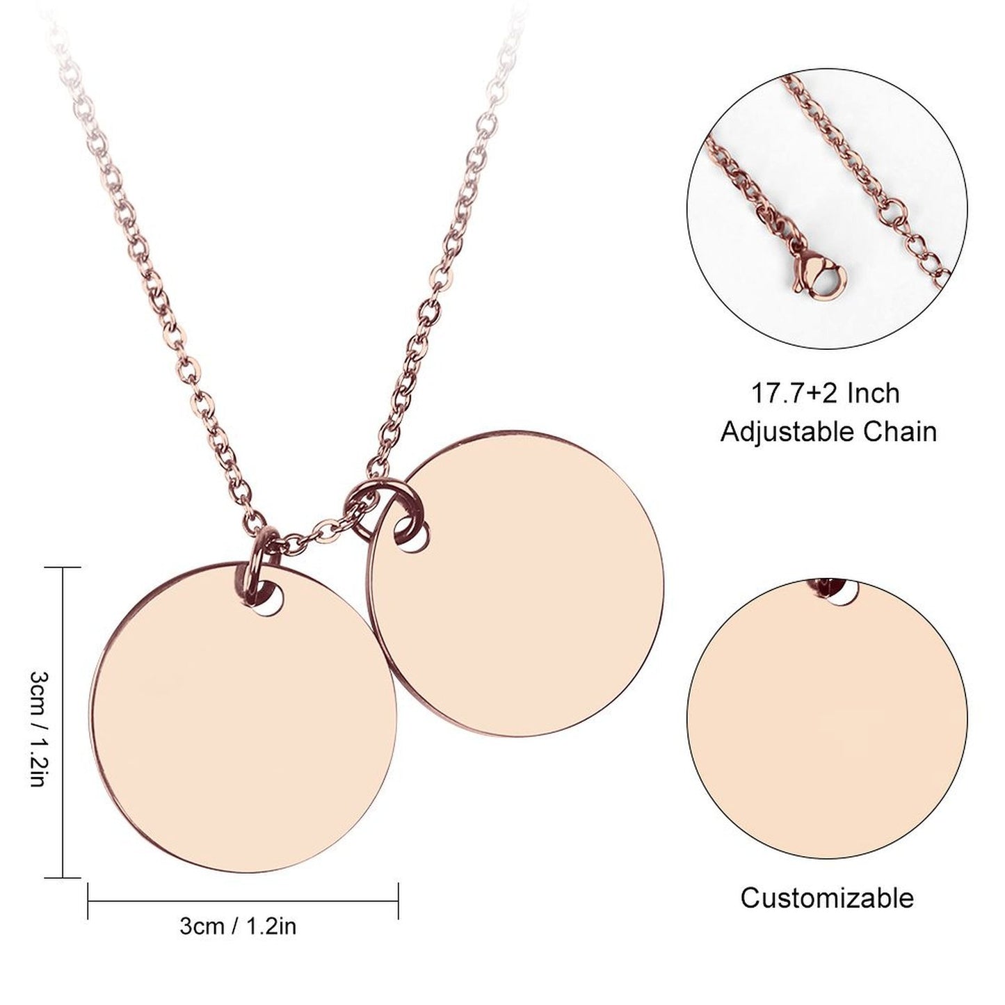 Double Disc Necklace