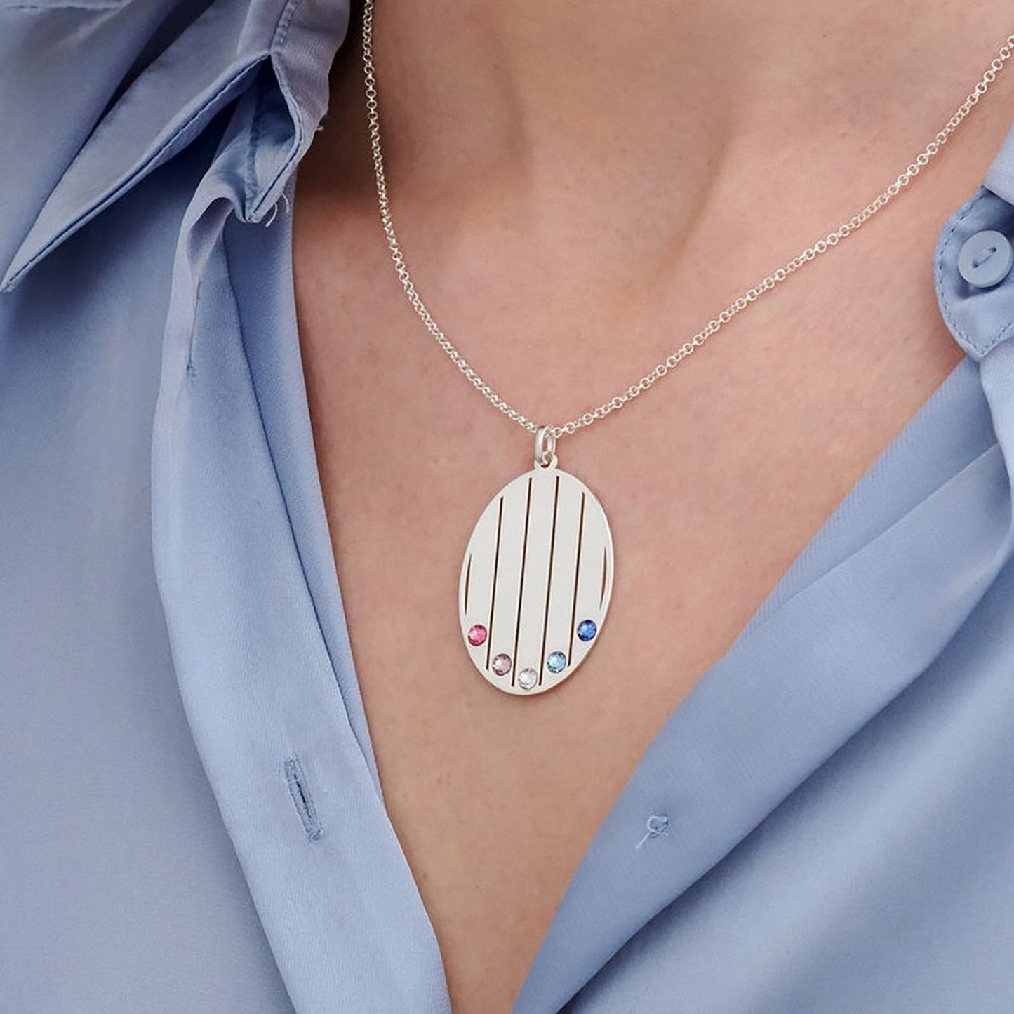 Birthday Stone Necklace
