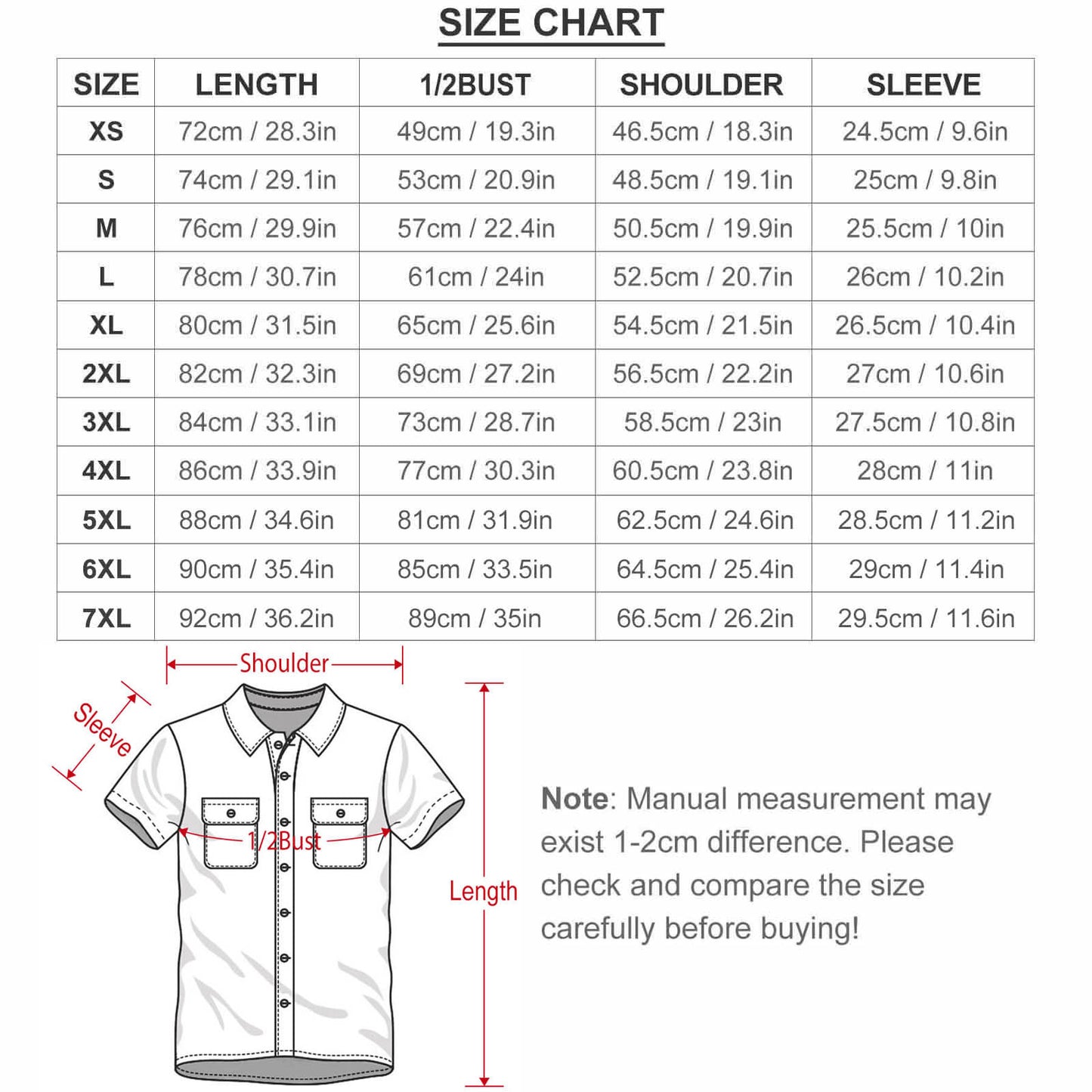 Polo Collar Short Sleeved Shirt