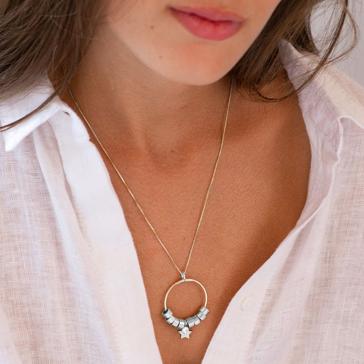 Round Pendant Necklace
