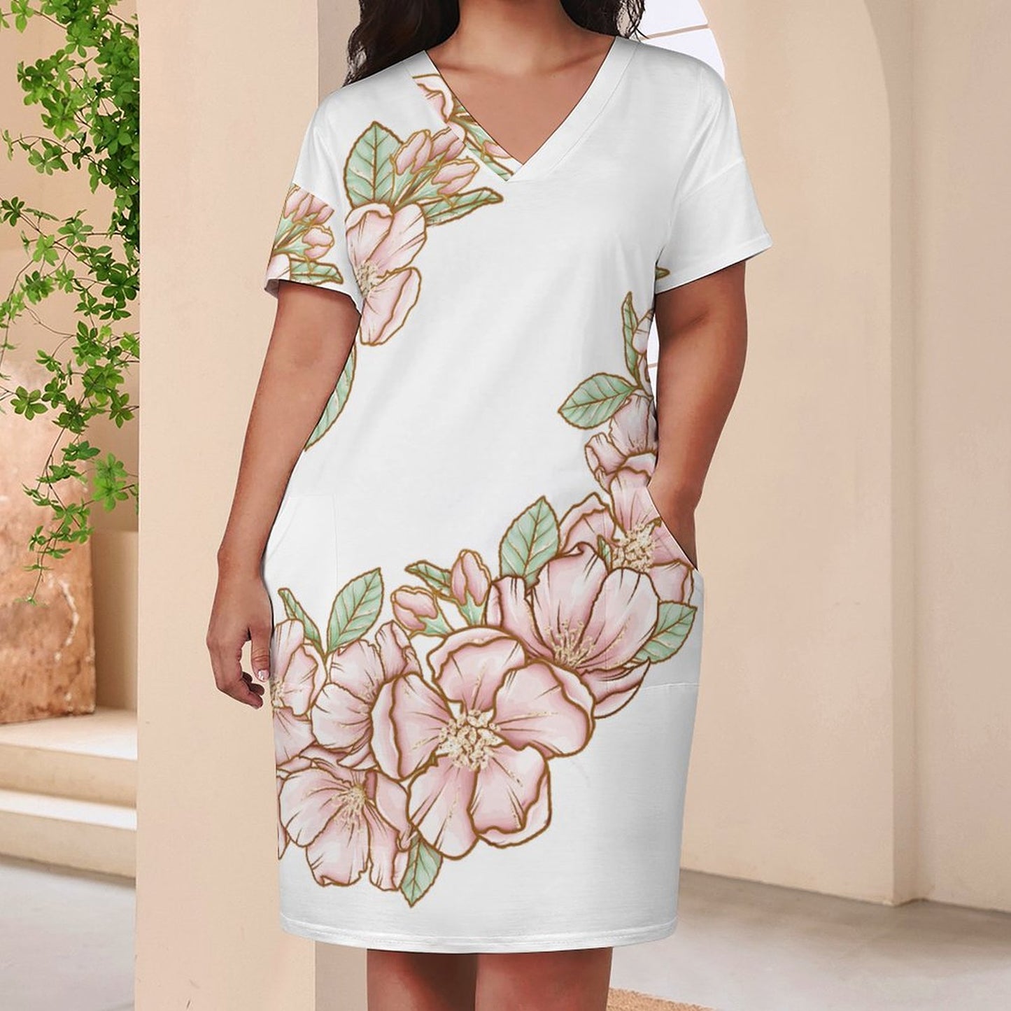 Loose Pocket Dress
