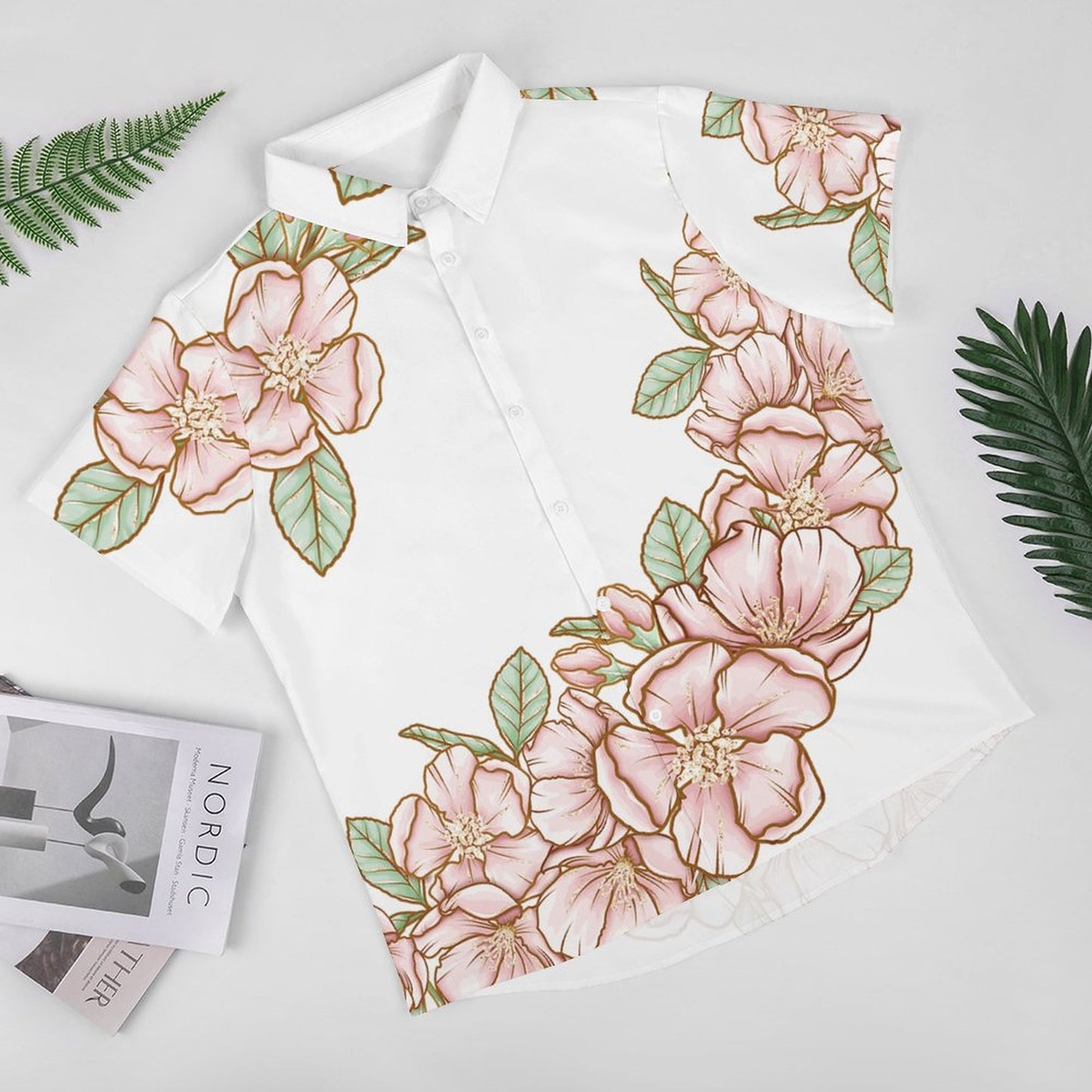 Pocket Less Short Sleeved Shirt