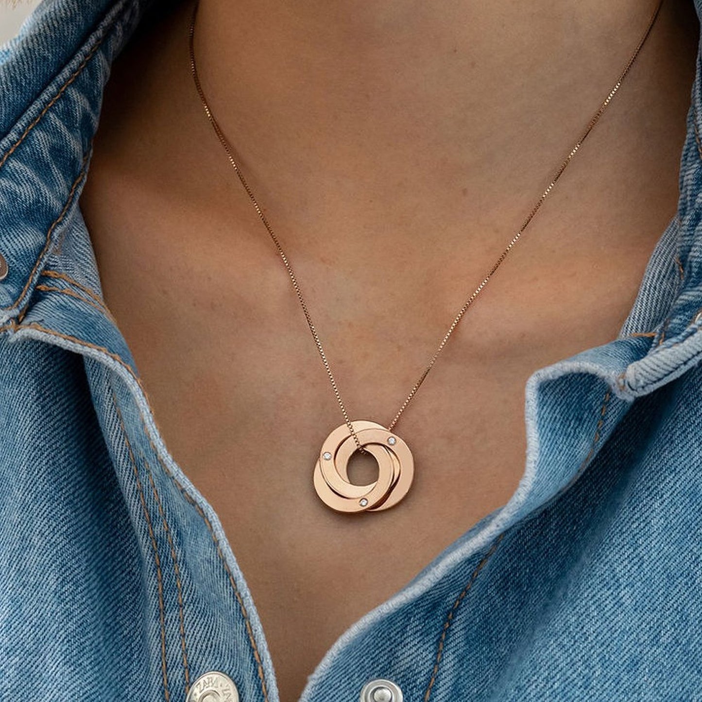 Multi Piece Ring Necklace