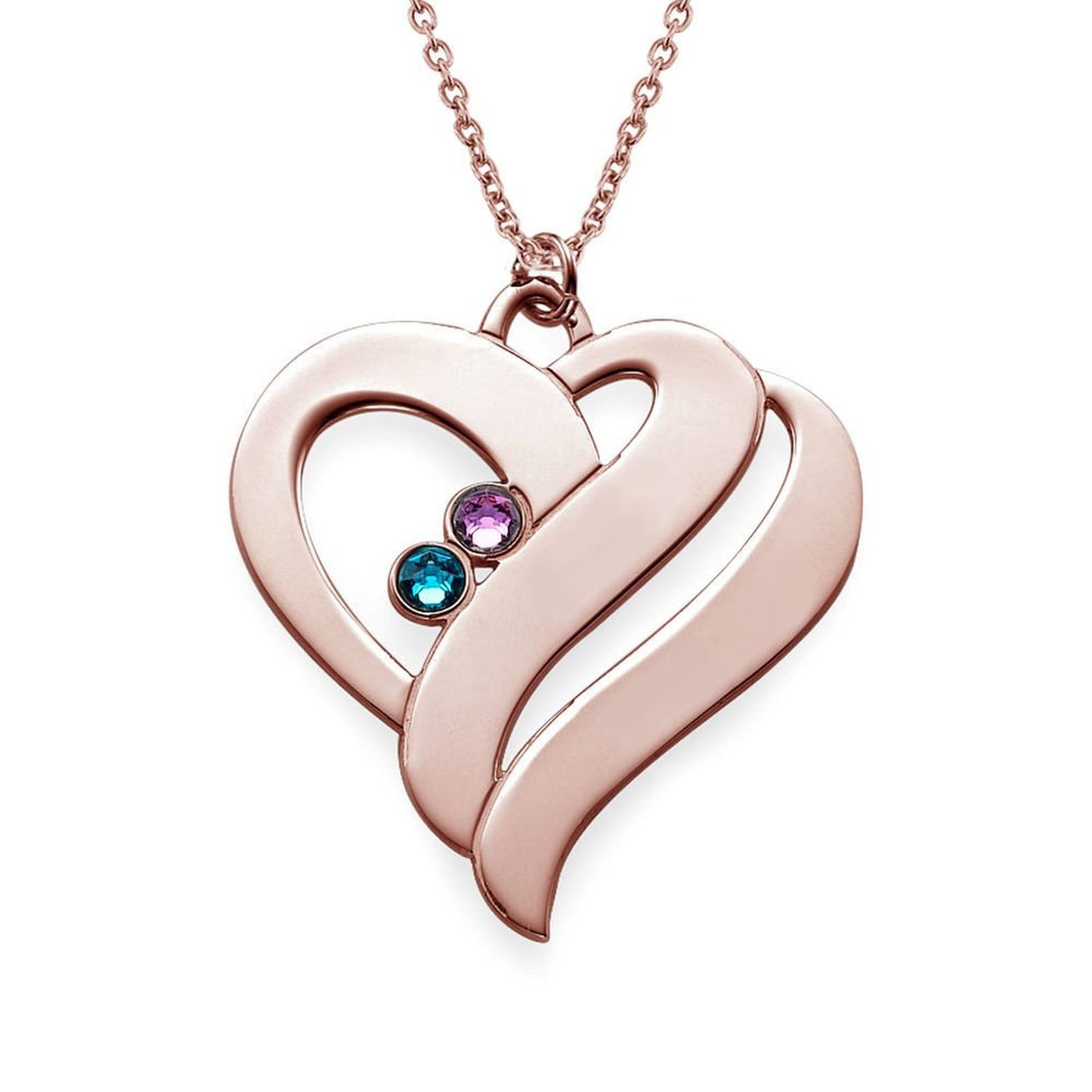 Two Hearts Necklace
