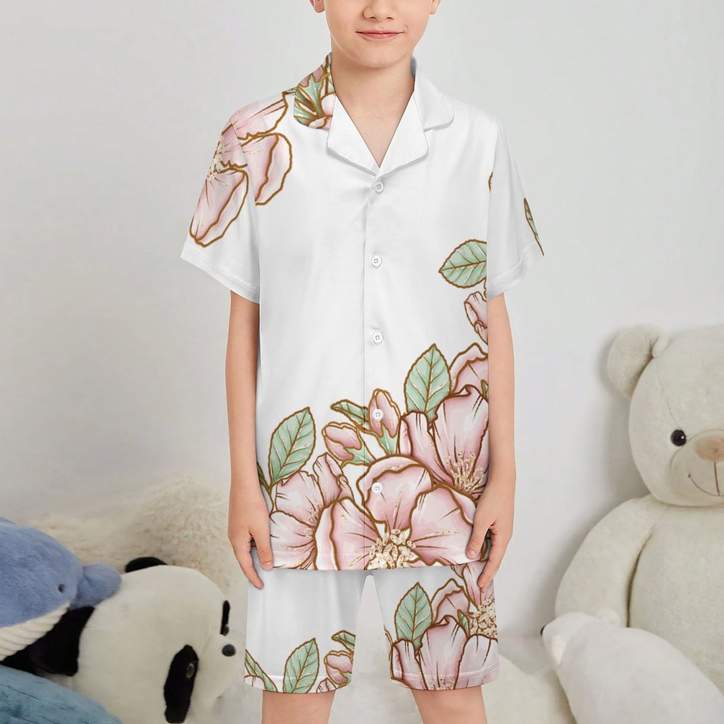 Cuban Collar Pajama Set