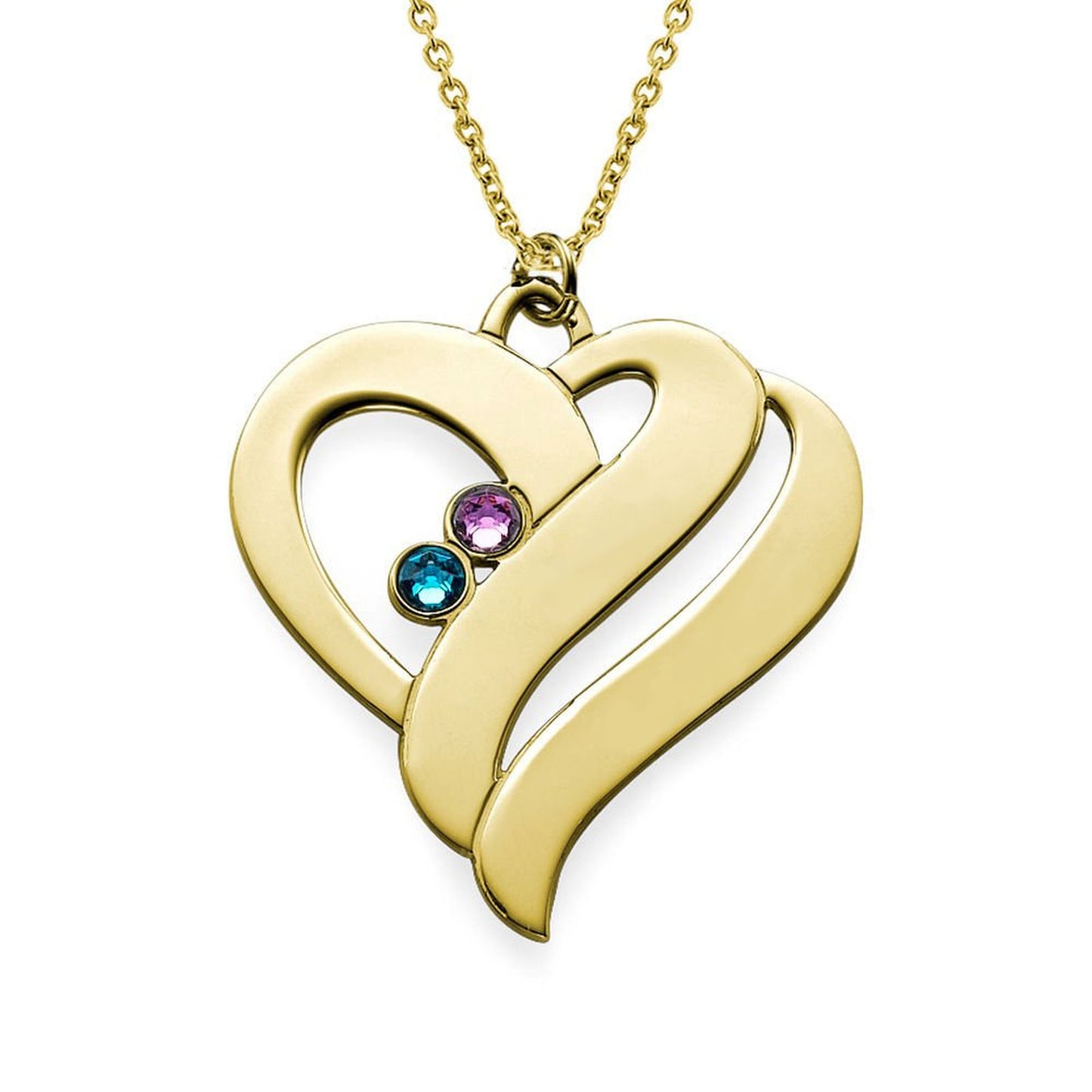 Two Hearts Necklace