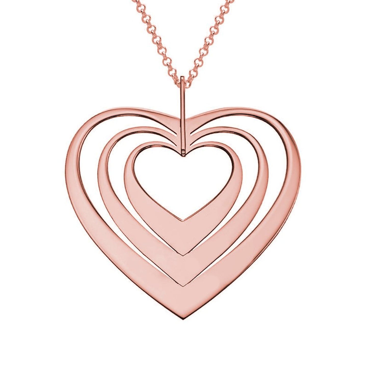 Three Heart Necklace