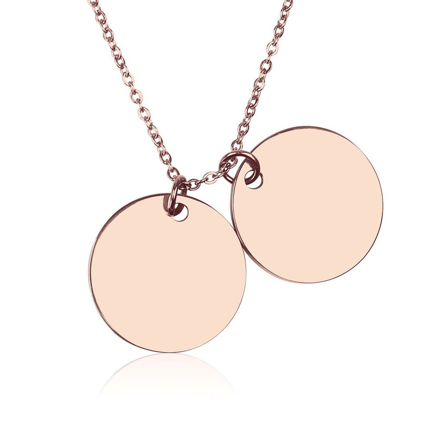 Double Disc Necklace