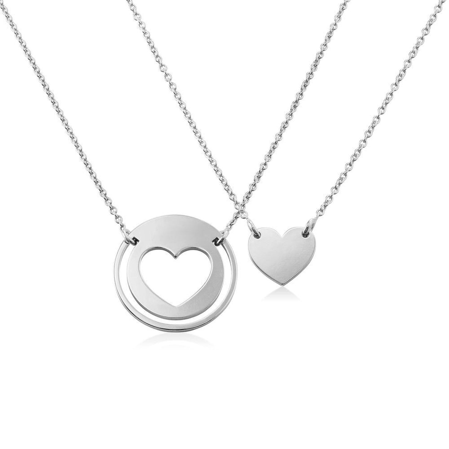 Heart Shaped Couple Necklace