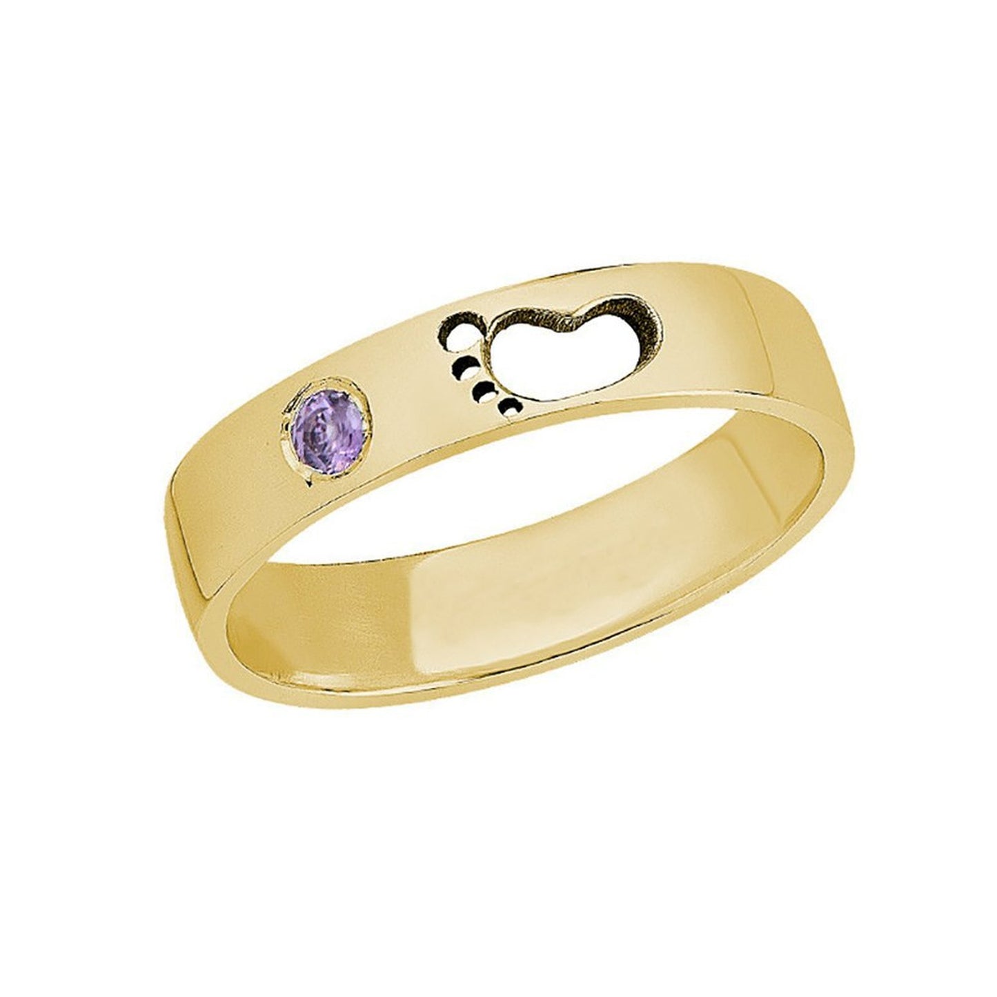 Hollow Foot Diamond Ring