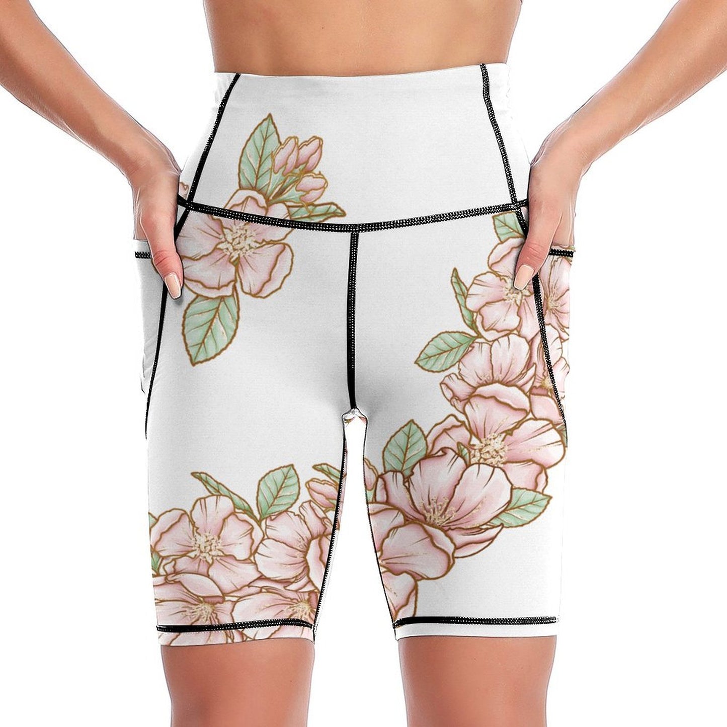 Knee-Length Yoga Shorts