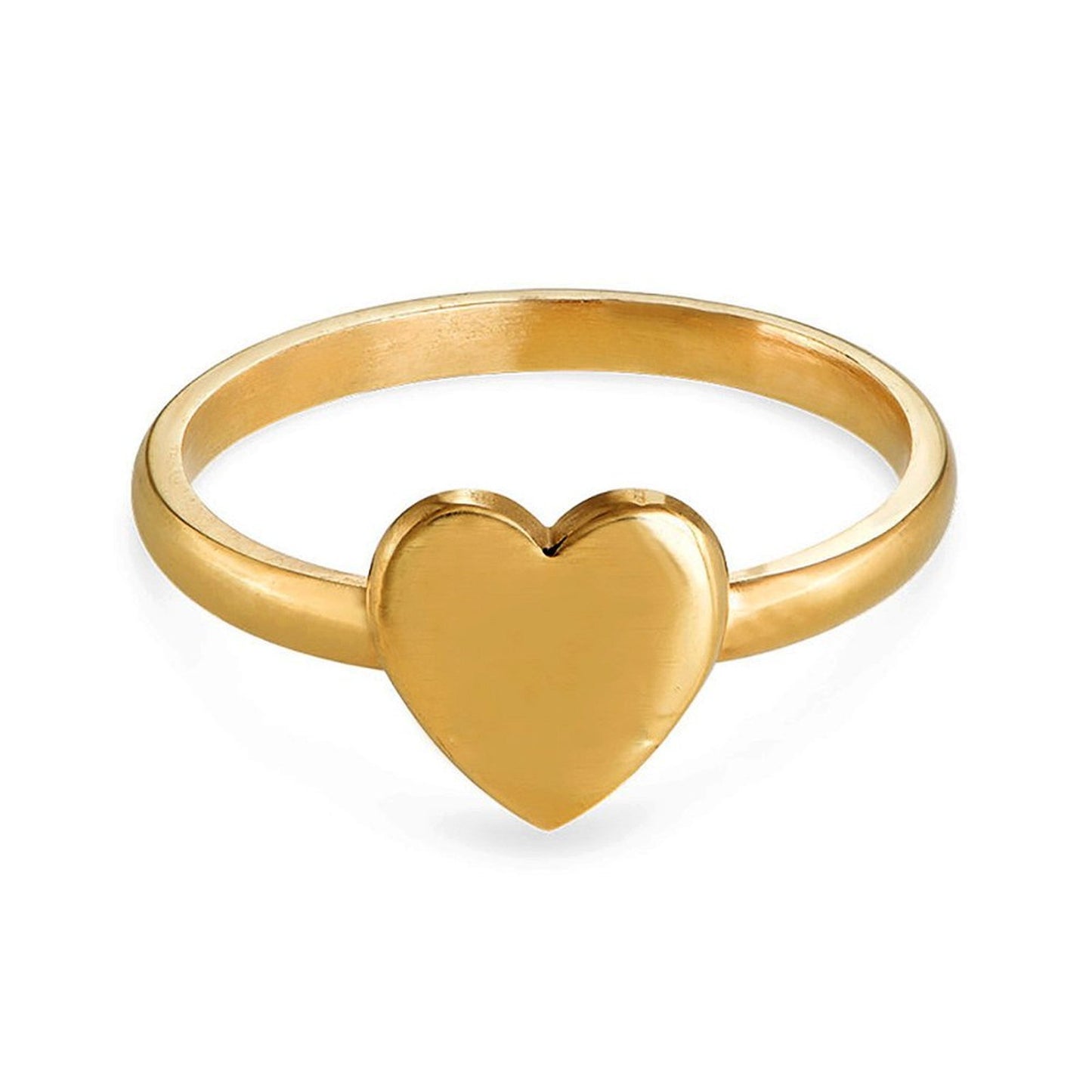 Letter Heart Ring