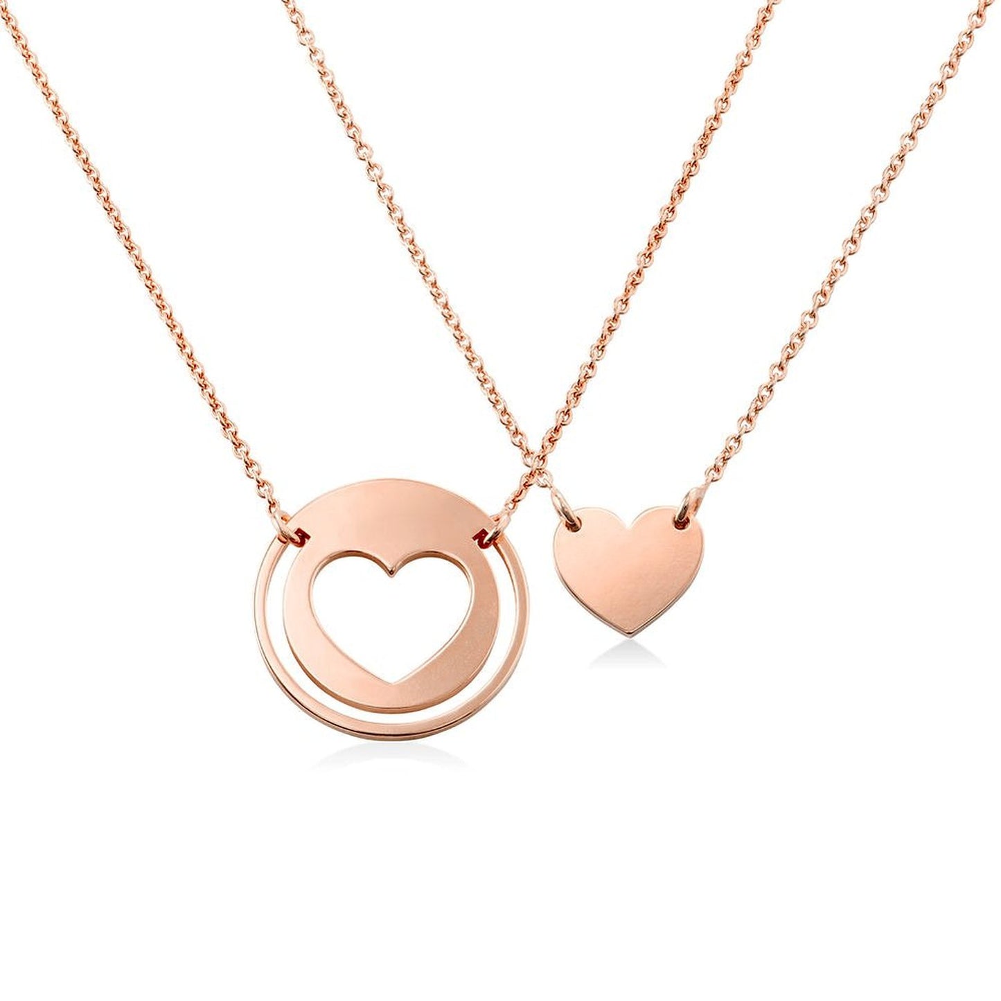 Heart Shaped Couple Necklace