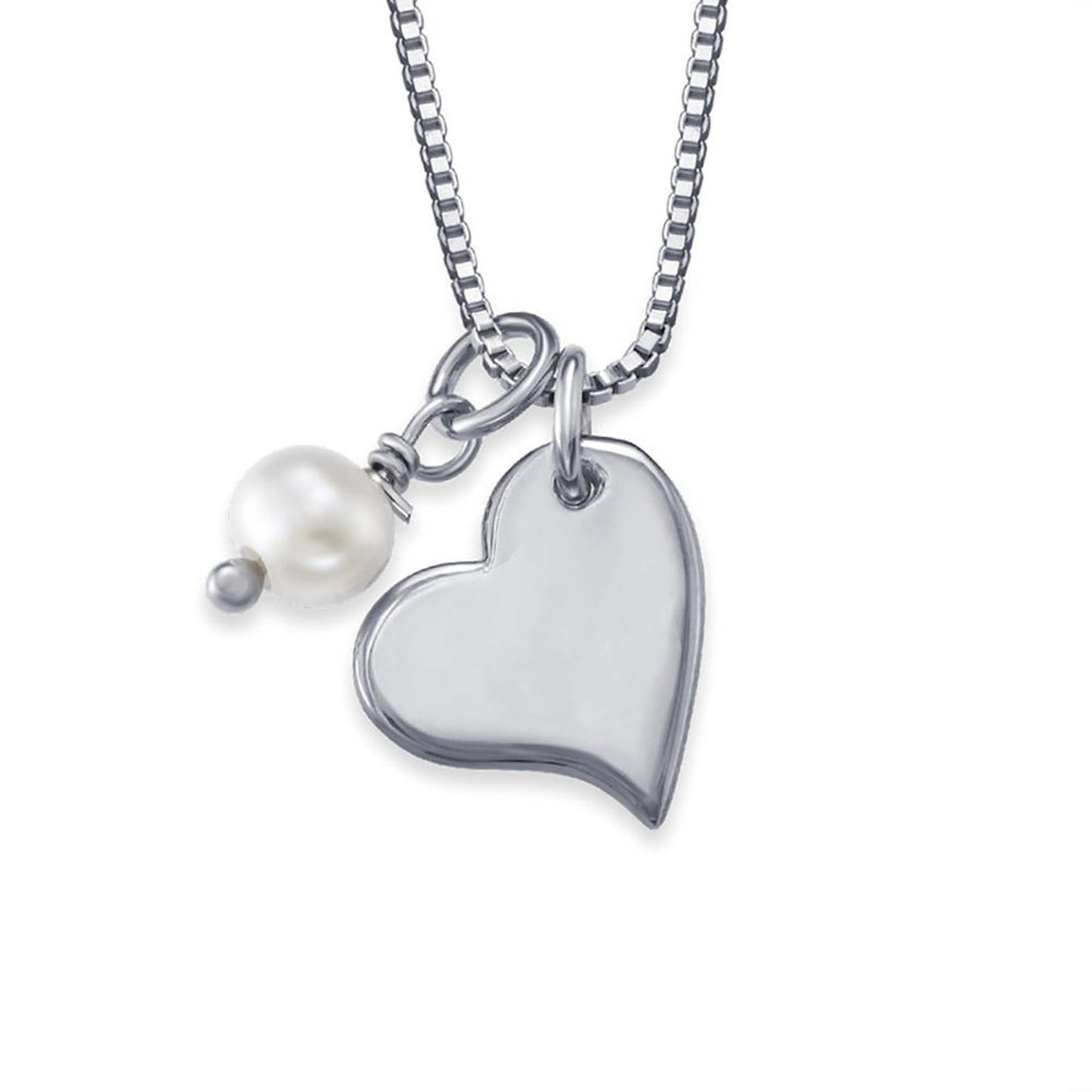 Pearl Heart Necklace