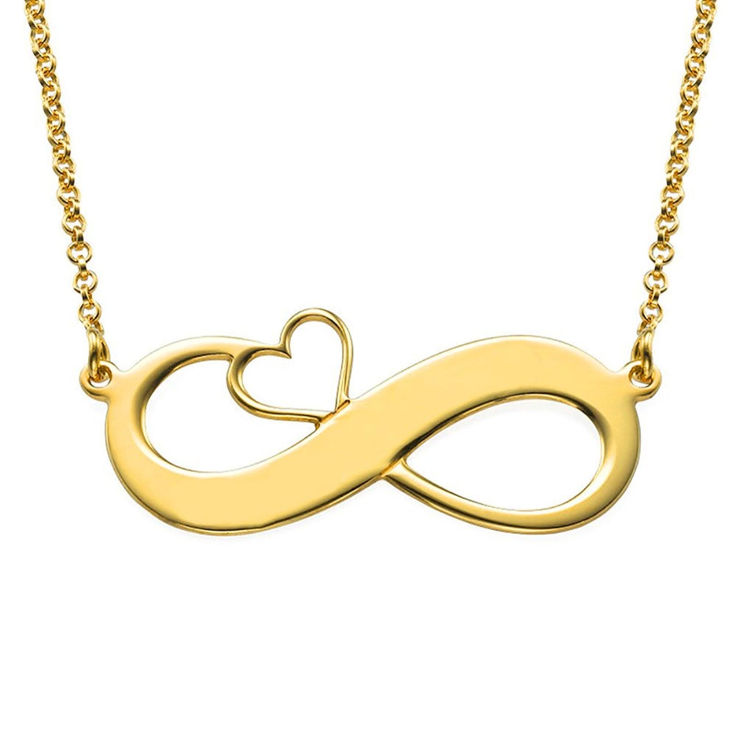 Heart Shaped Infinite Necklace