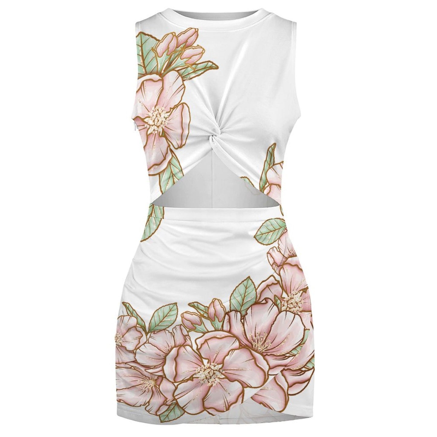 Slim Wrap Hip Skirt