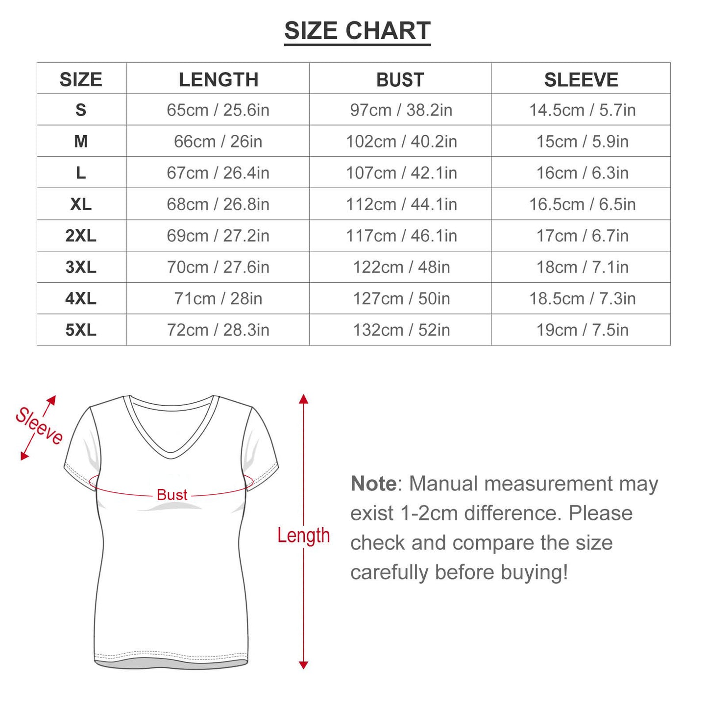V-neck Short Sleeve T-shirt Flowers