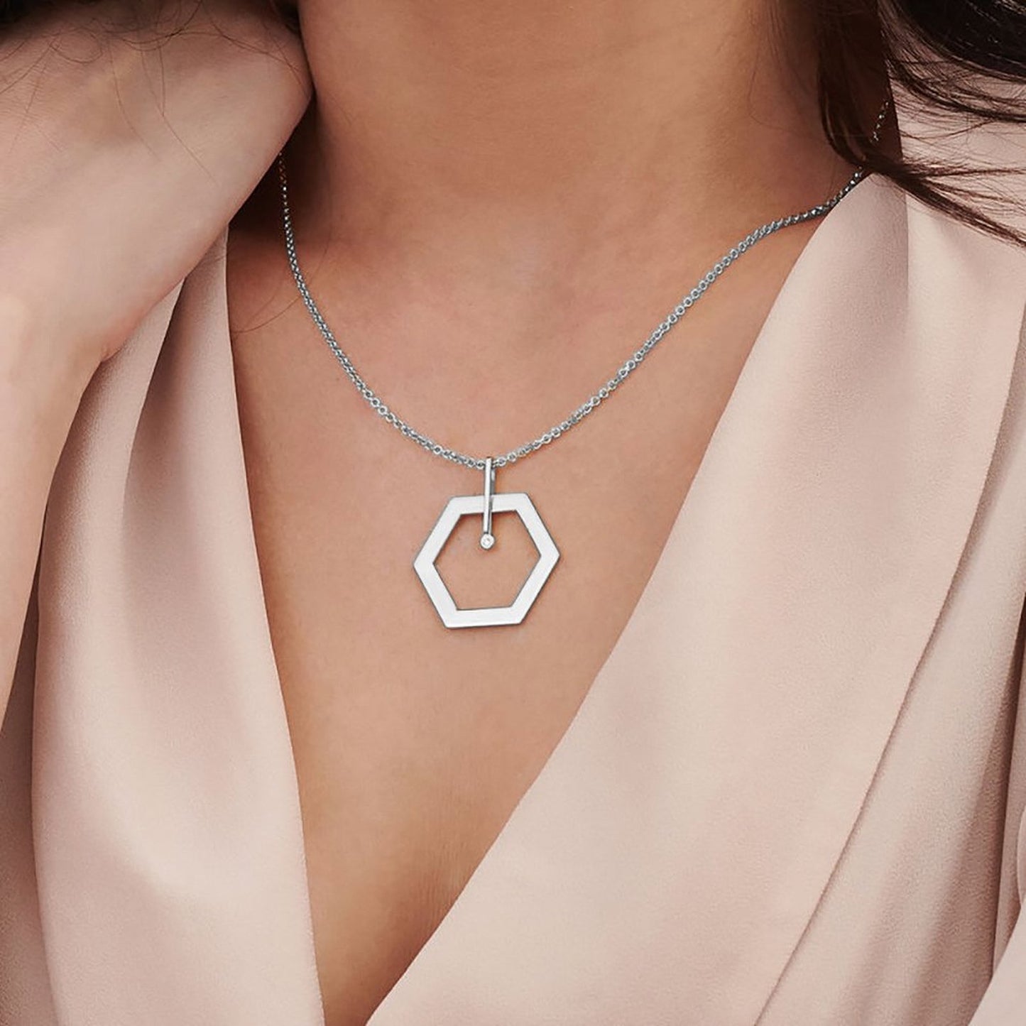 Hexagonal Necklace