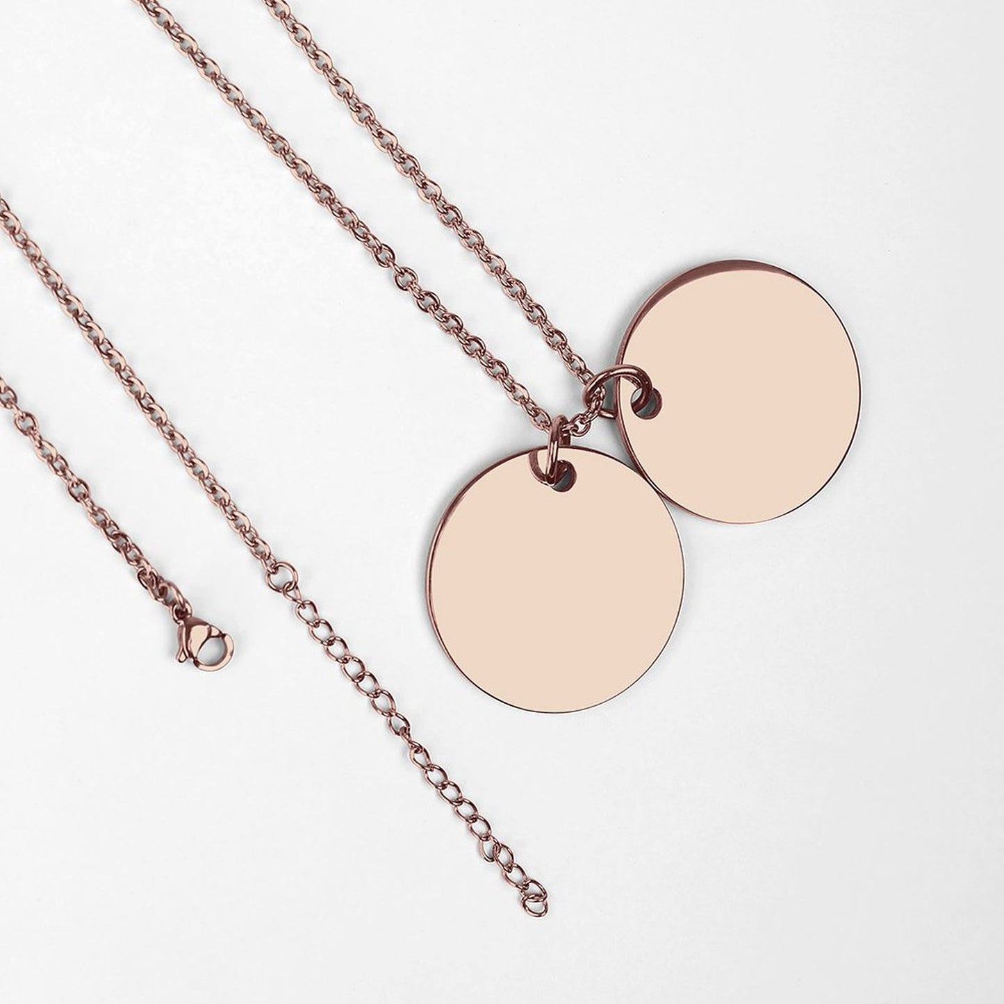 Double Disc Necklace
