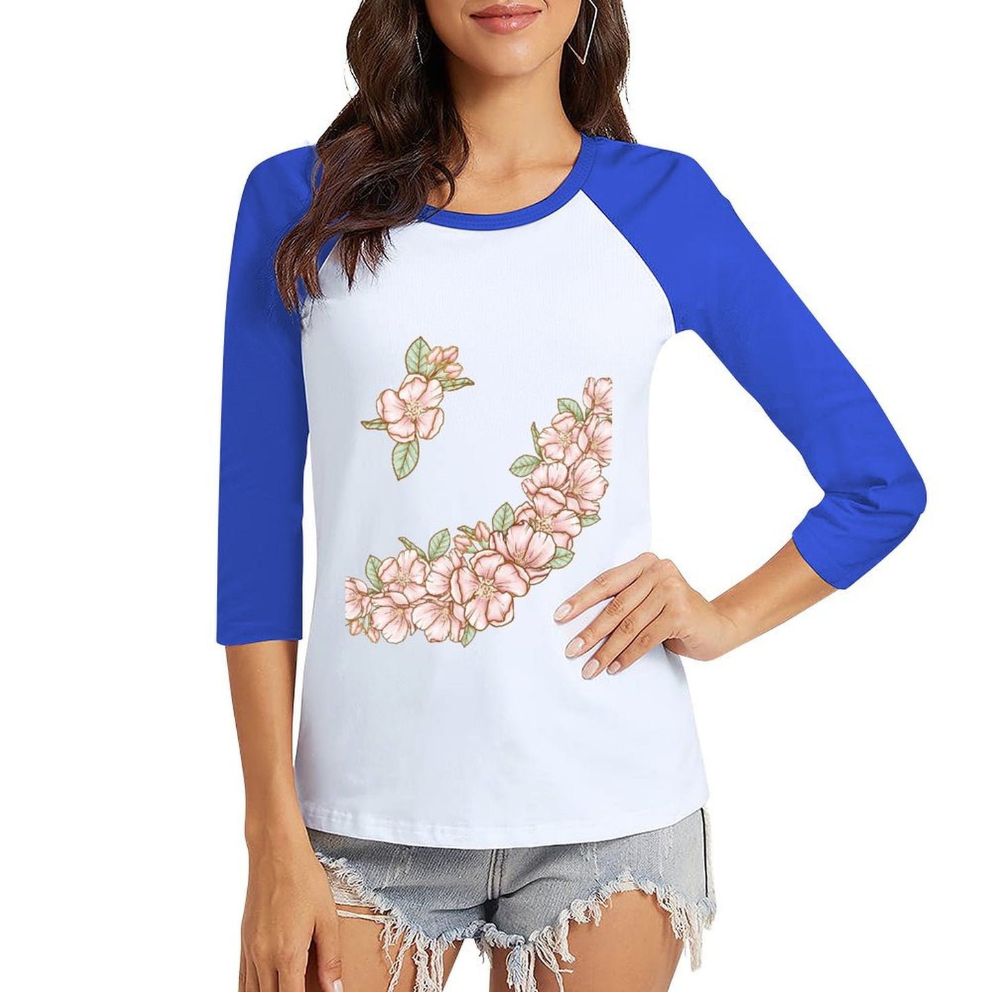 Women's Three Quarter Sleeve T-Shirt