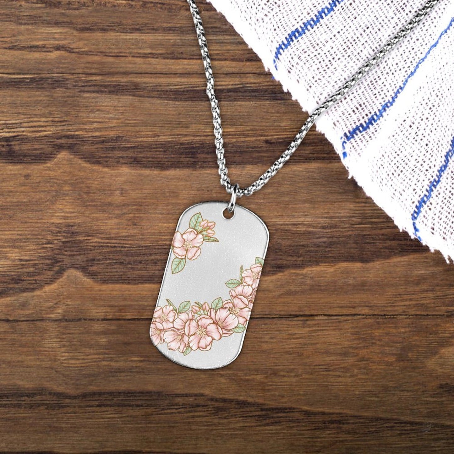 Memorial Necklace Flowers Style 23.6in(60cm)