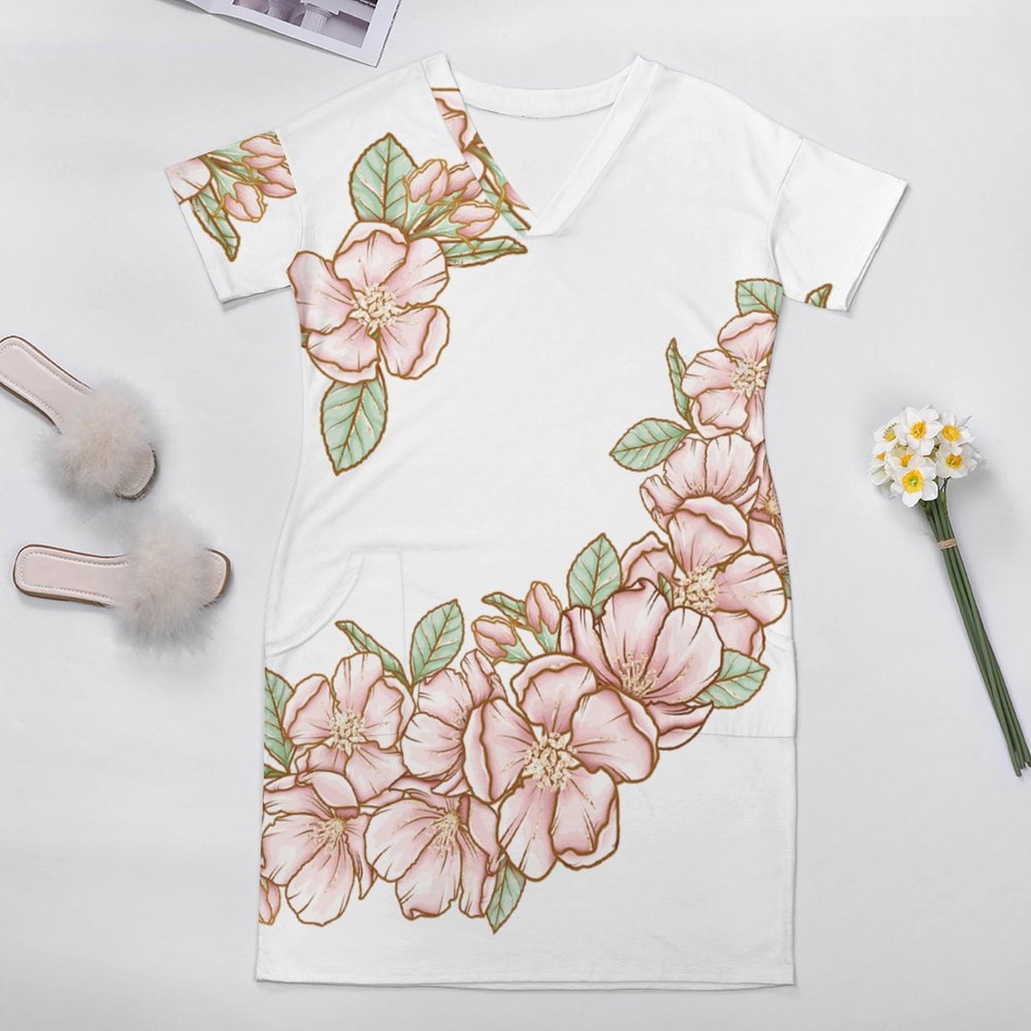 Loose Pocket Dress