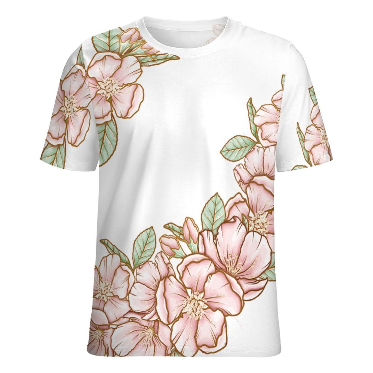 Full Print T-shirt Flowers