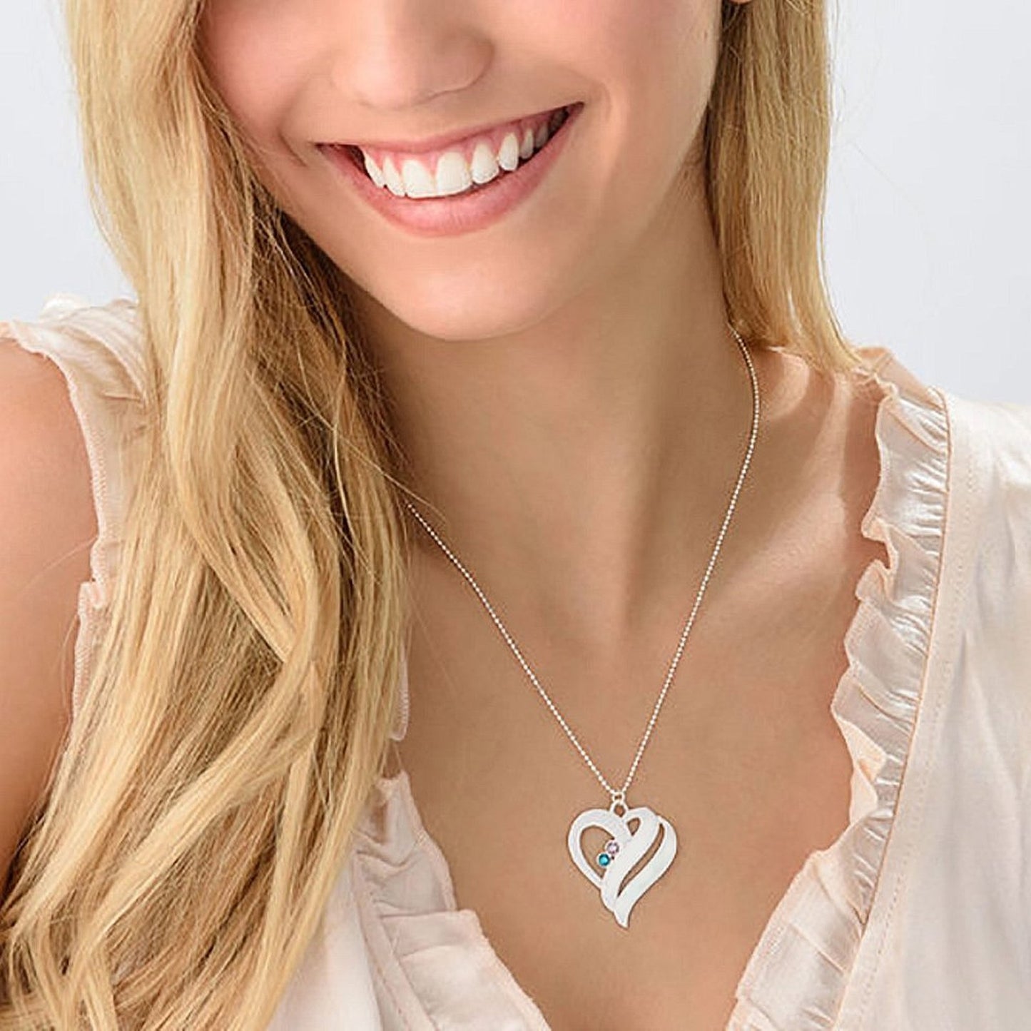 Two Hearts Necklace