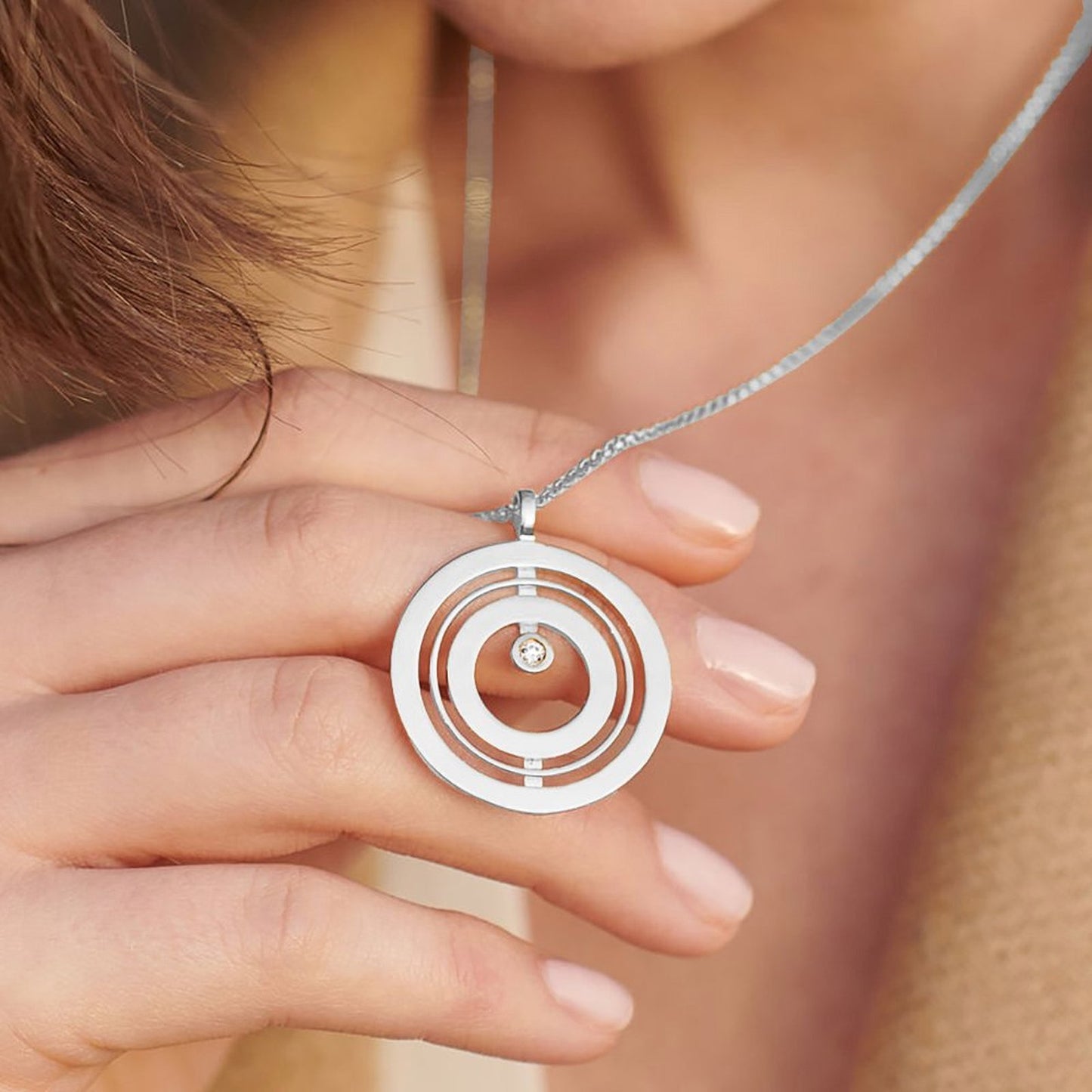 Diamond Ring Necklace