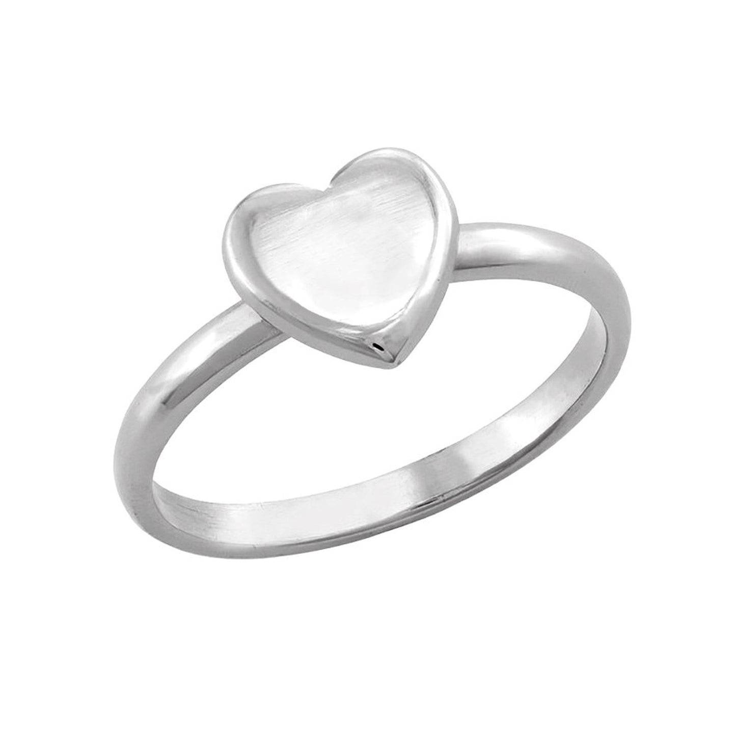 Letter Heart Ring