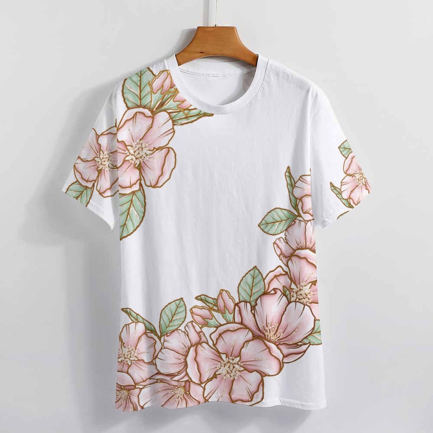Full Print T-shirt Flowers