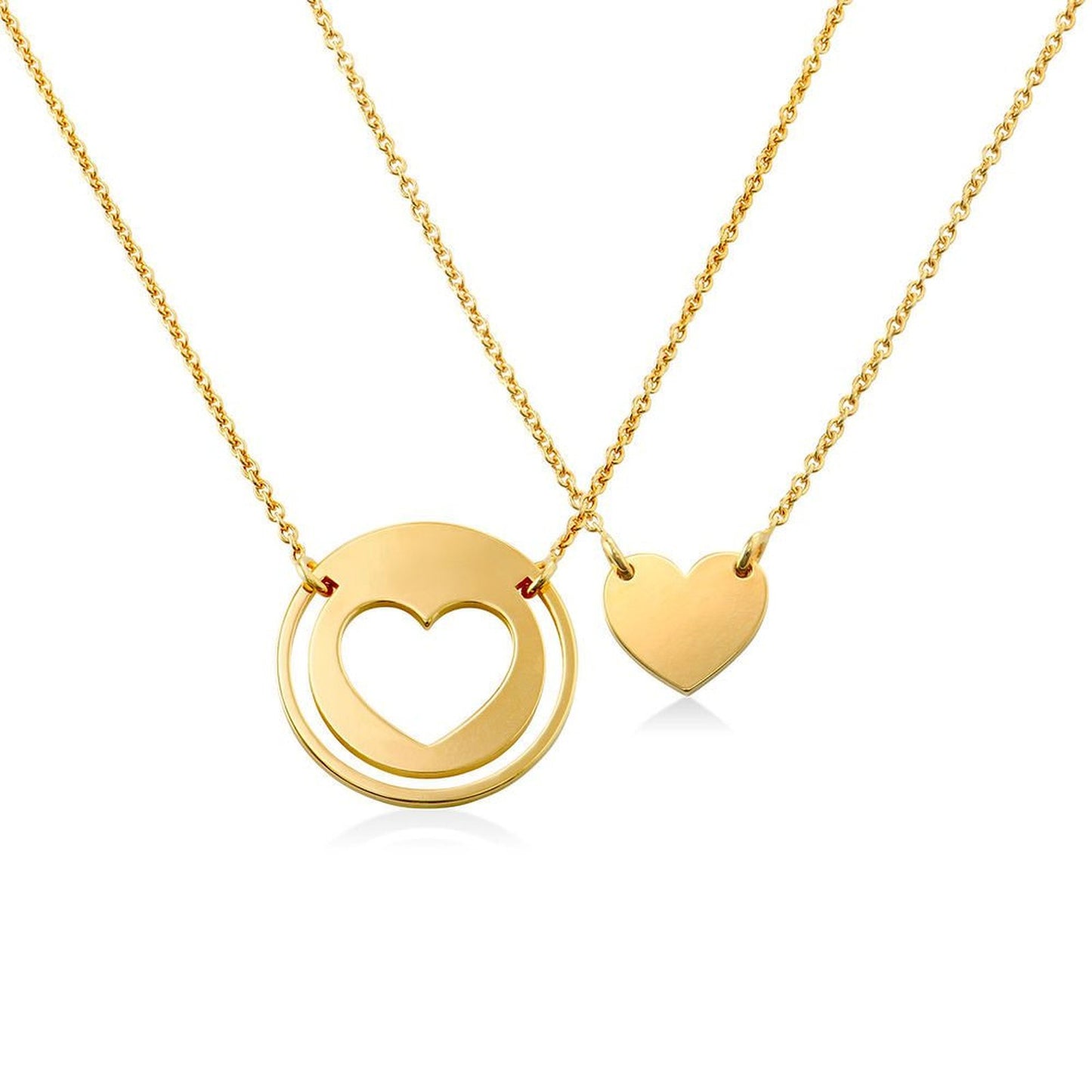 Heart Shaped Couple Necklace