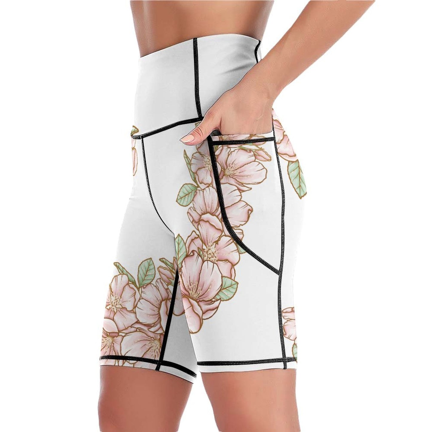 Knee-Length Yoga Shorts