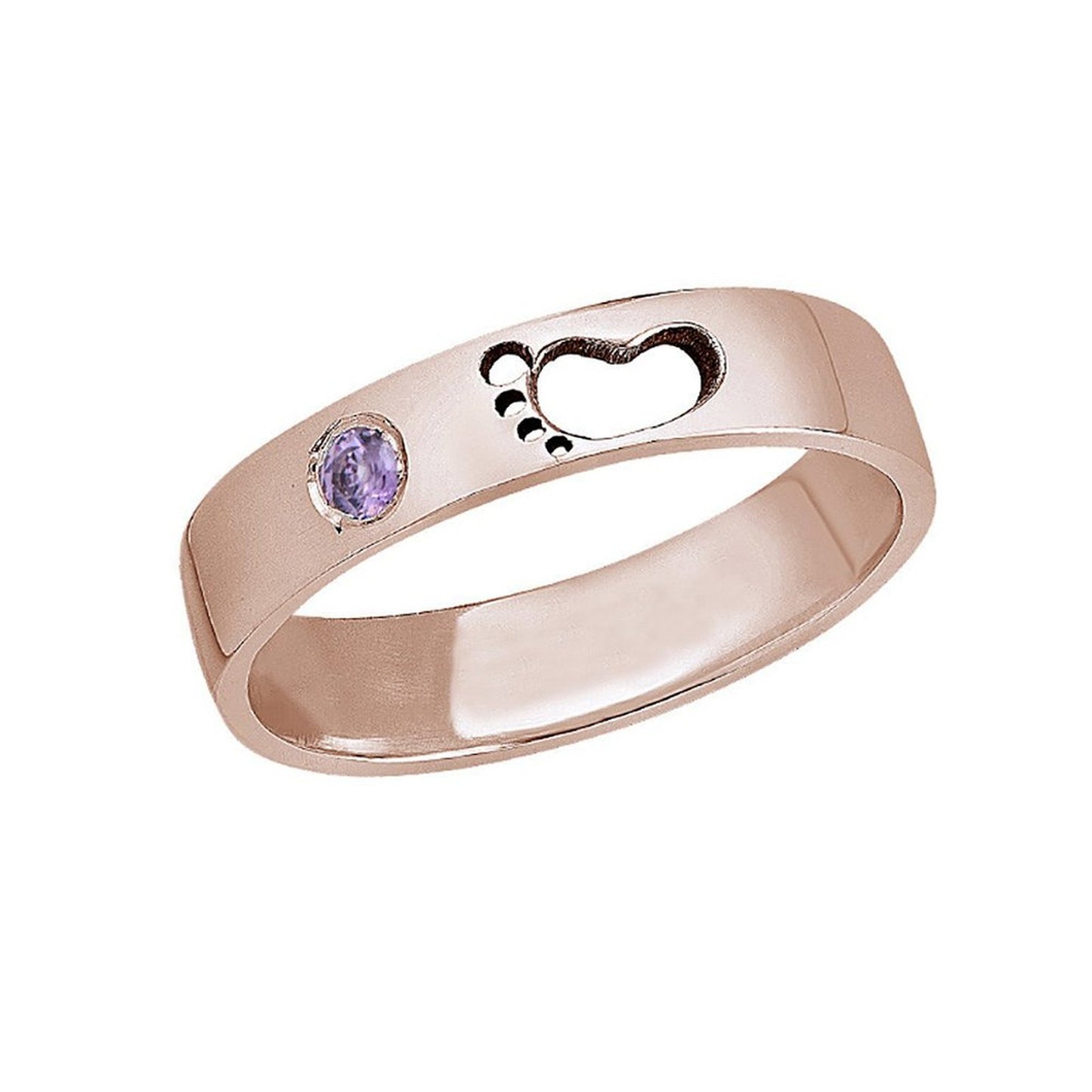 Hollow Foot Diamond Ring