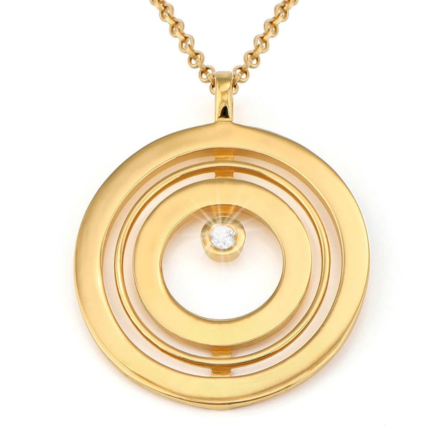 Diamond Ring Necklace