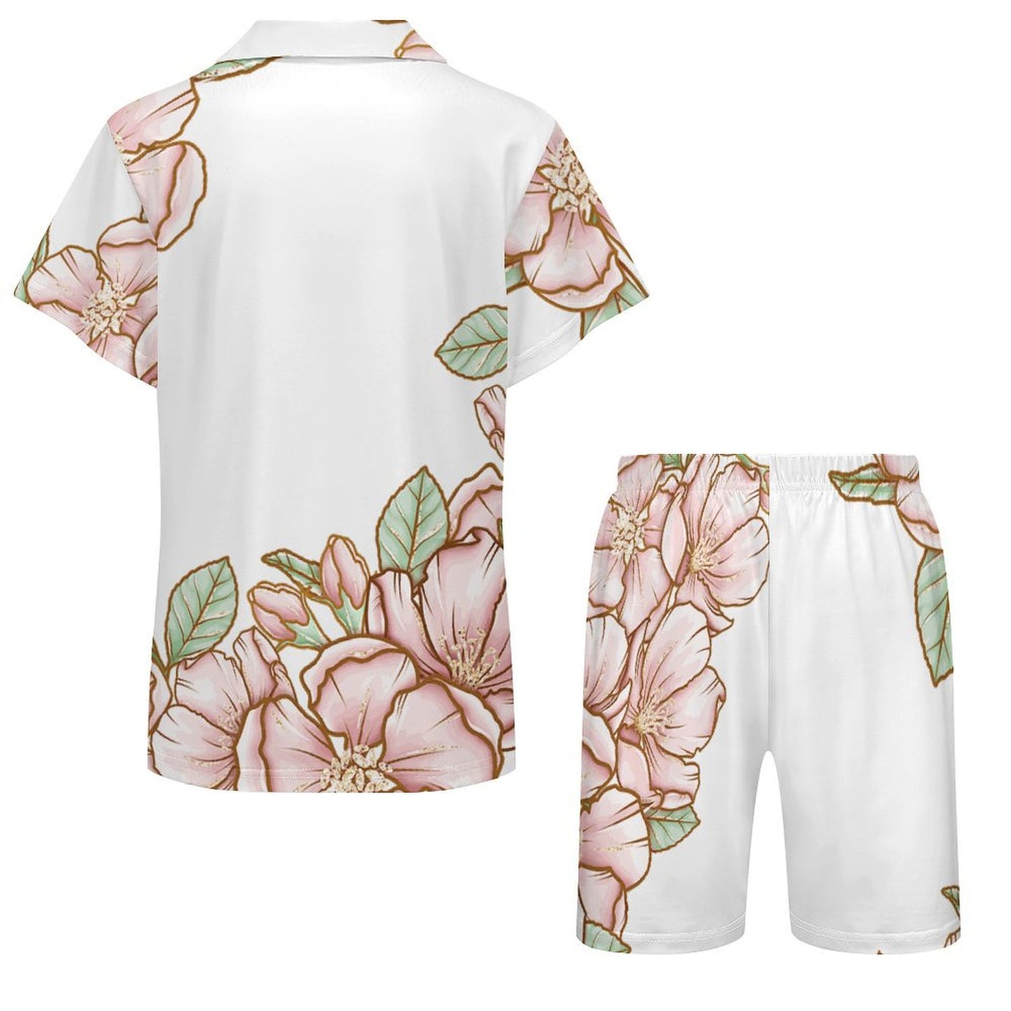 Cuban Collar Pajama Set