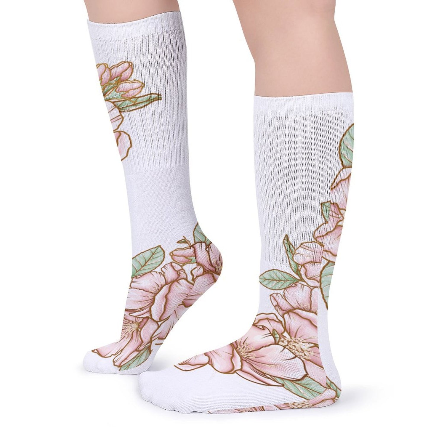 Stockings Flowers Style One Size