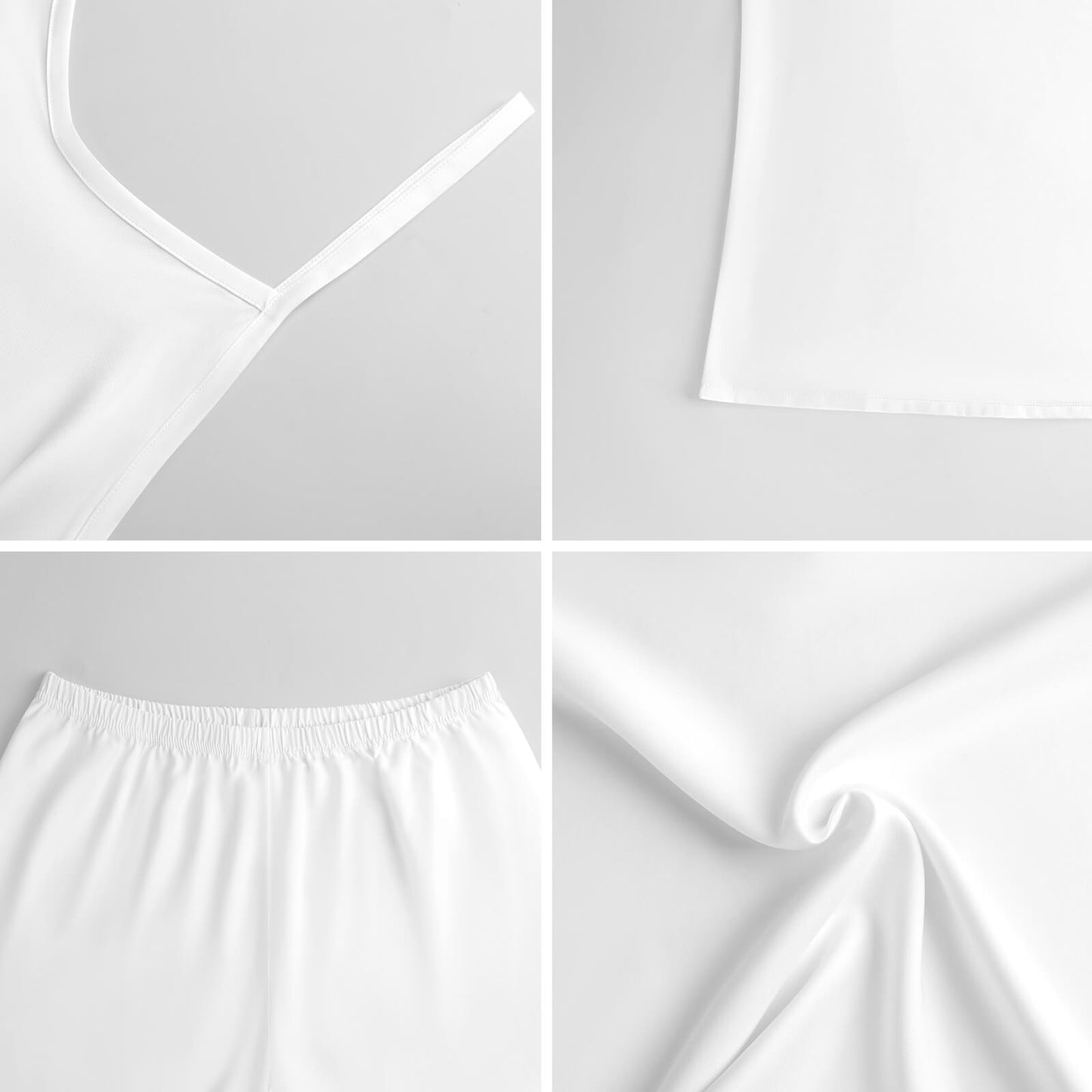 Satin Suspender Pajamas