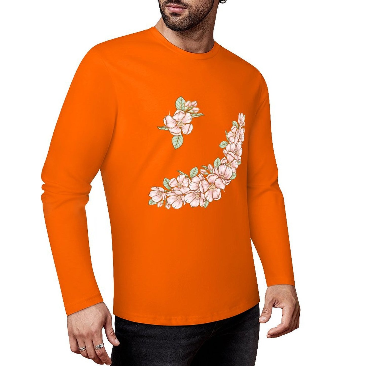 Pure Cotton Long Sleeved T-shirt