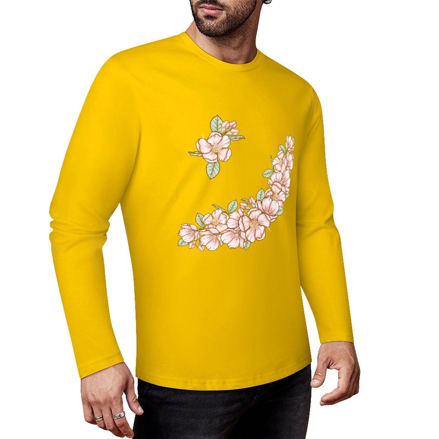 Pure Cotton Long Sleeved T-shirt