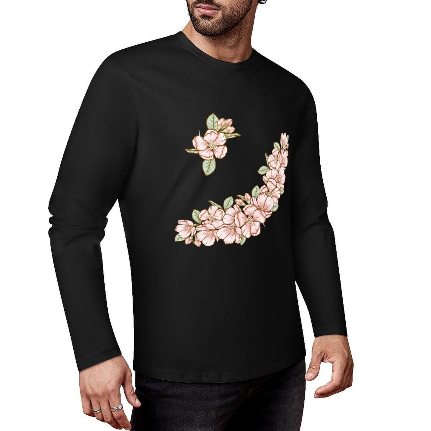 Pure Cotton Long Sleeved T-shirt