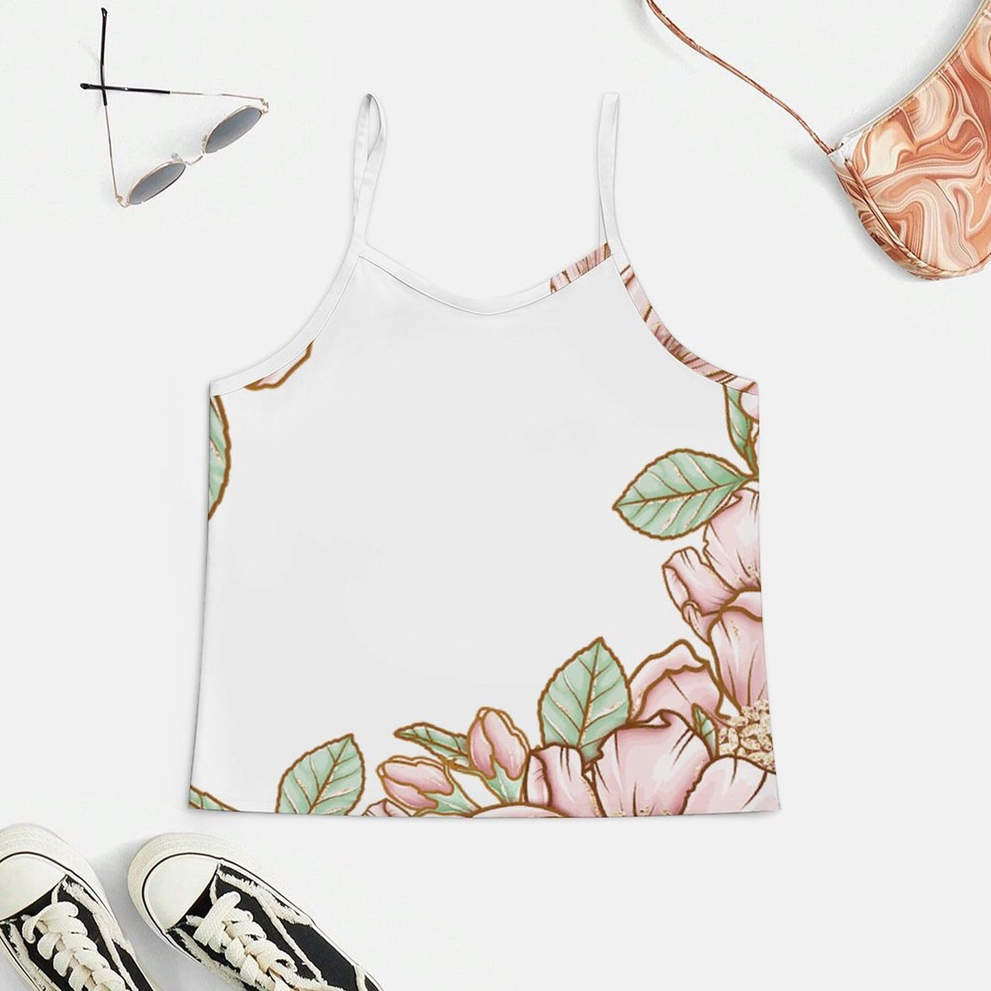 Satin Suspender Pajamas