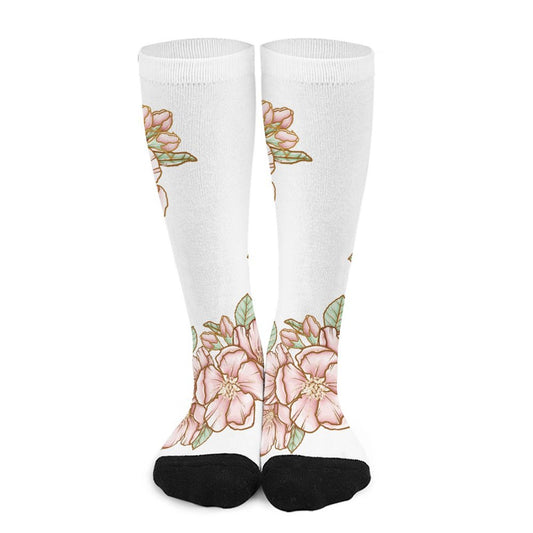 All Printed Stockings Flowers Style 42cm