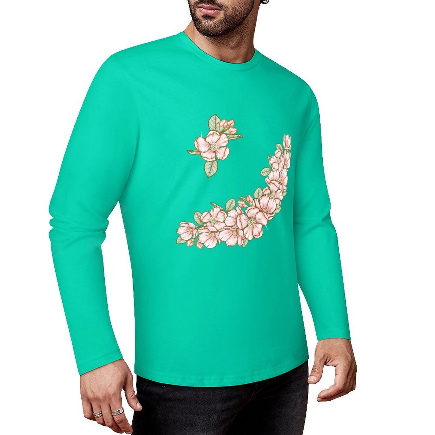 Pure Cotton Long Sleeved T-shirt