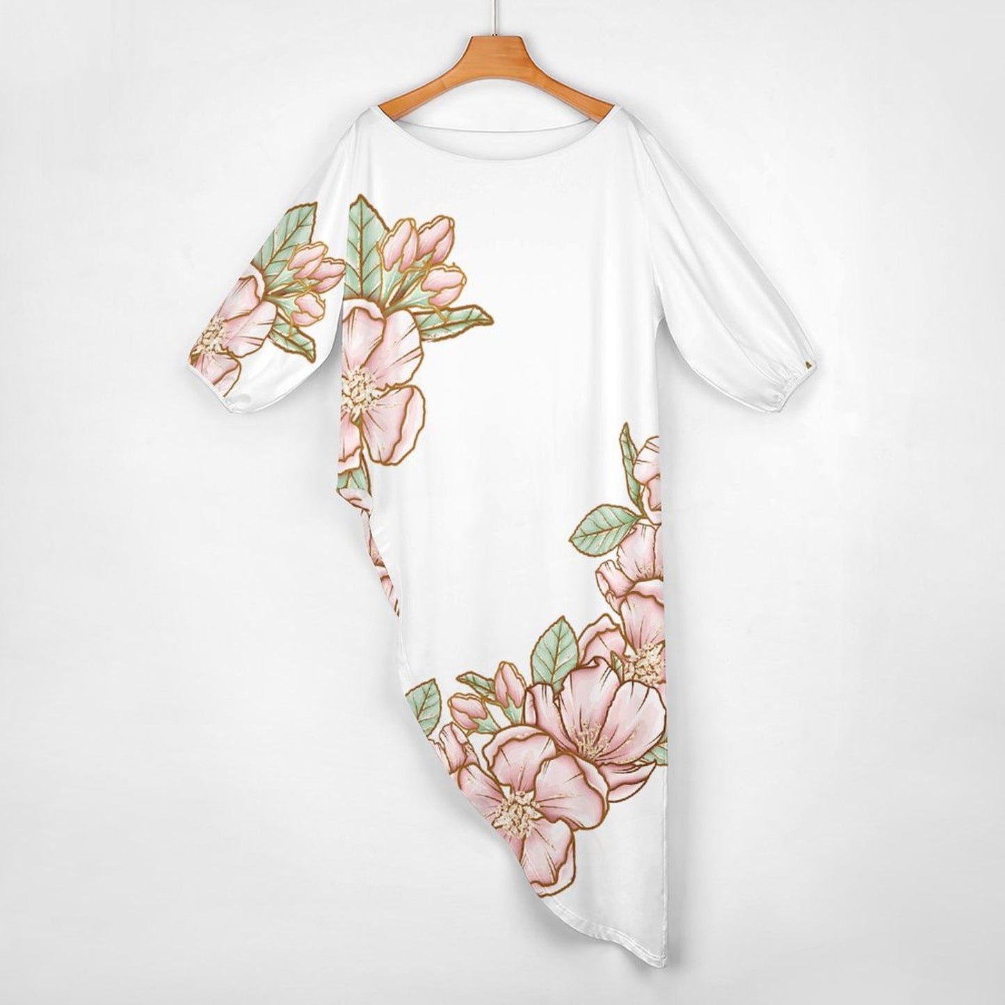 Diagonal Shoulder Two Piece Set