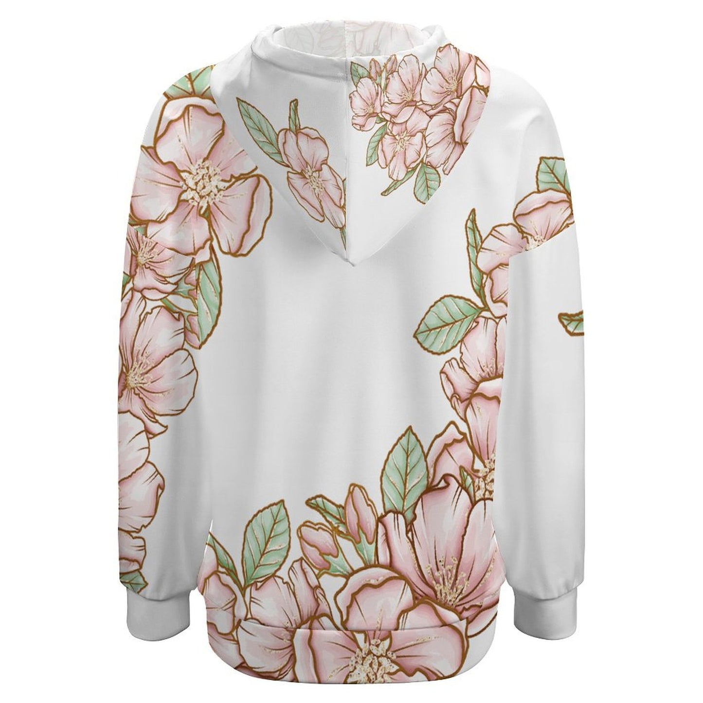 Off Shoulder Sleeve Hoodie